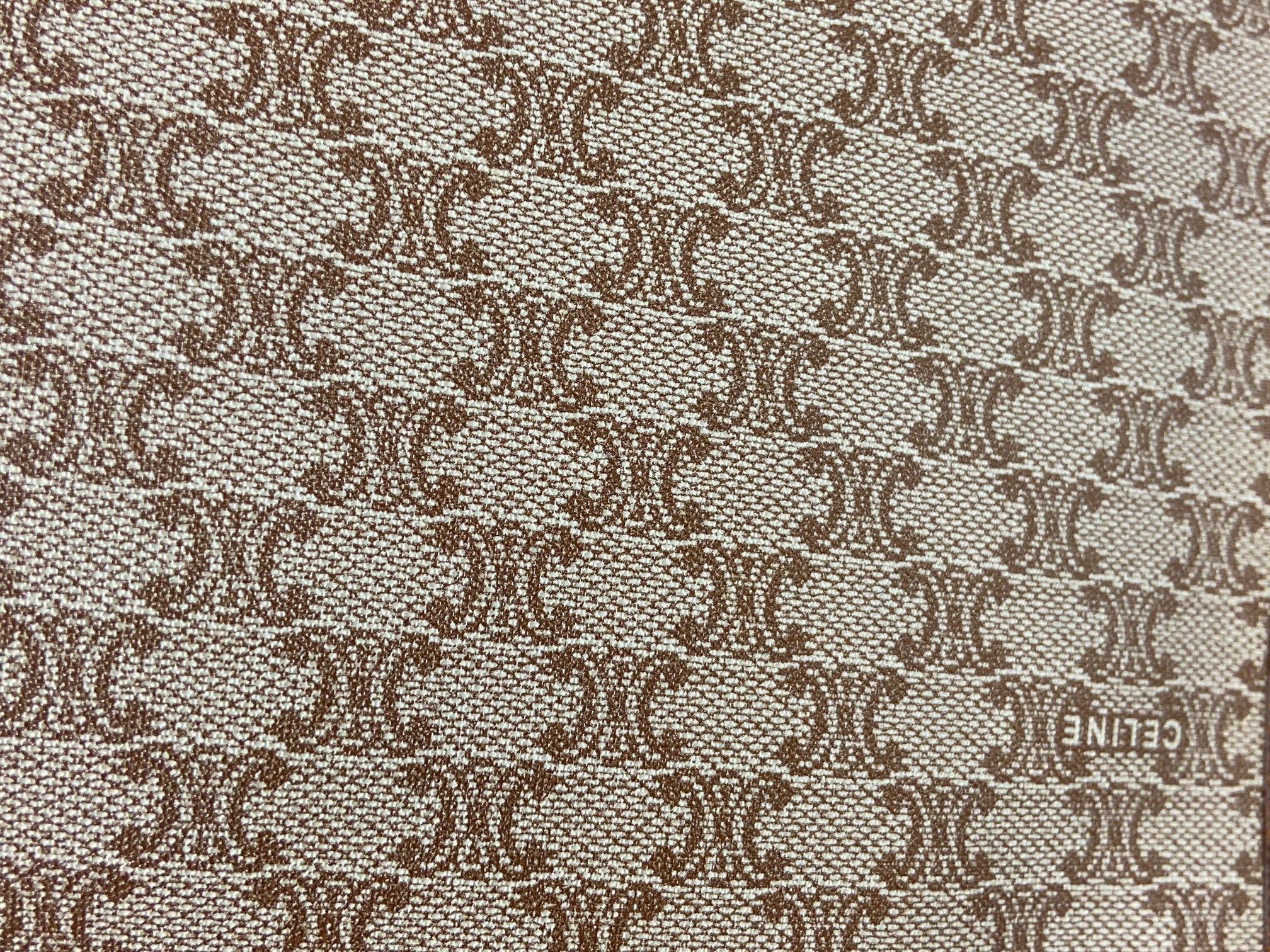 Celine Macadam Clutch Beige