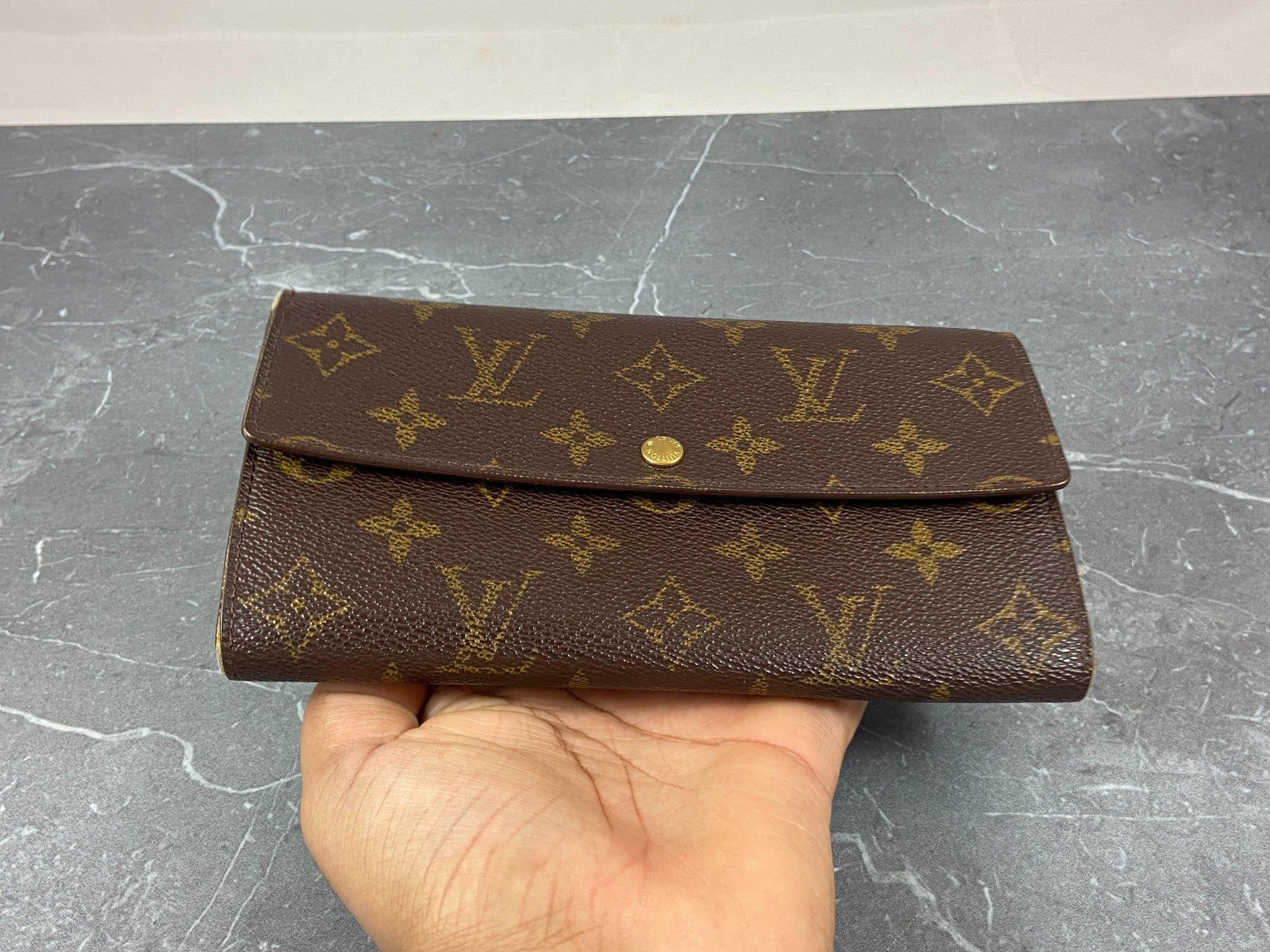 Louis Vuitton Sarah Wallet Monogram Canvas