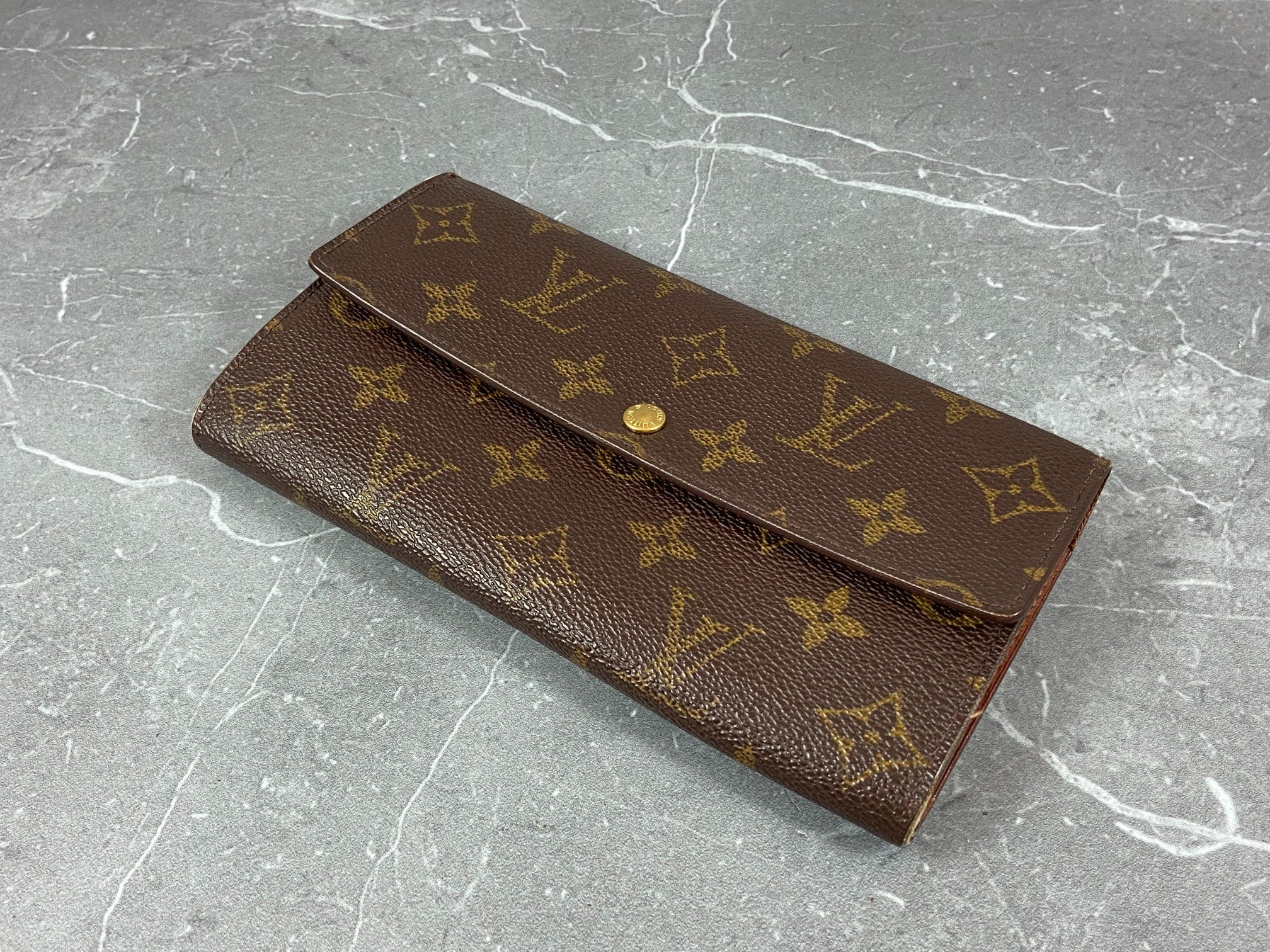Louis Vuitton Sarah Wallet Monogram Canvas