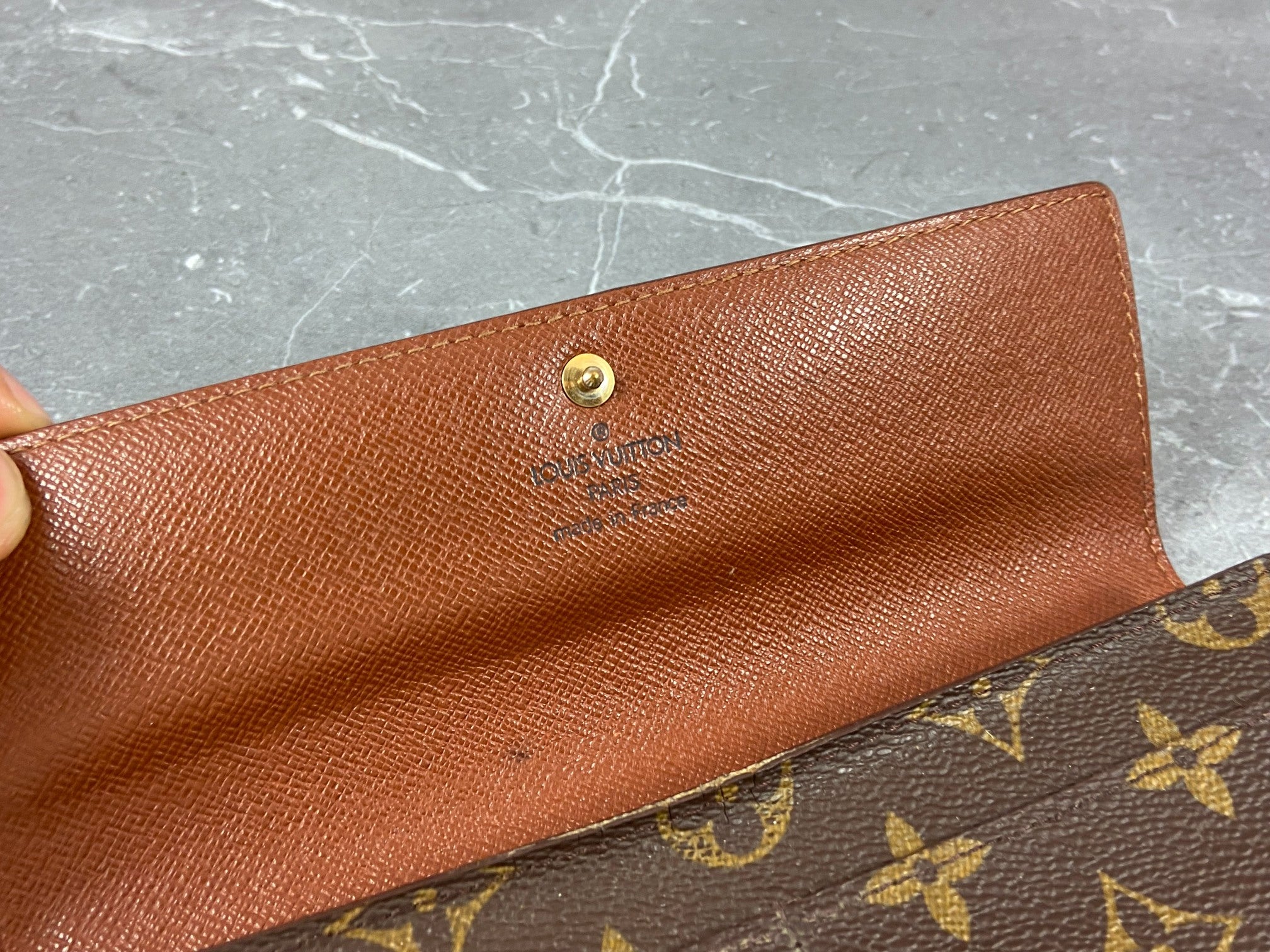 Louis Vuitton Sarah Wallet Monogram Canvas