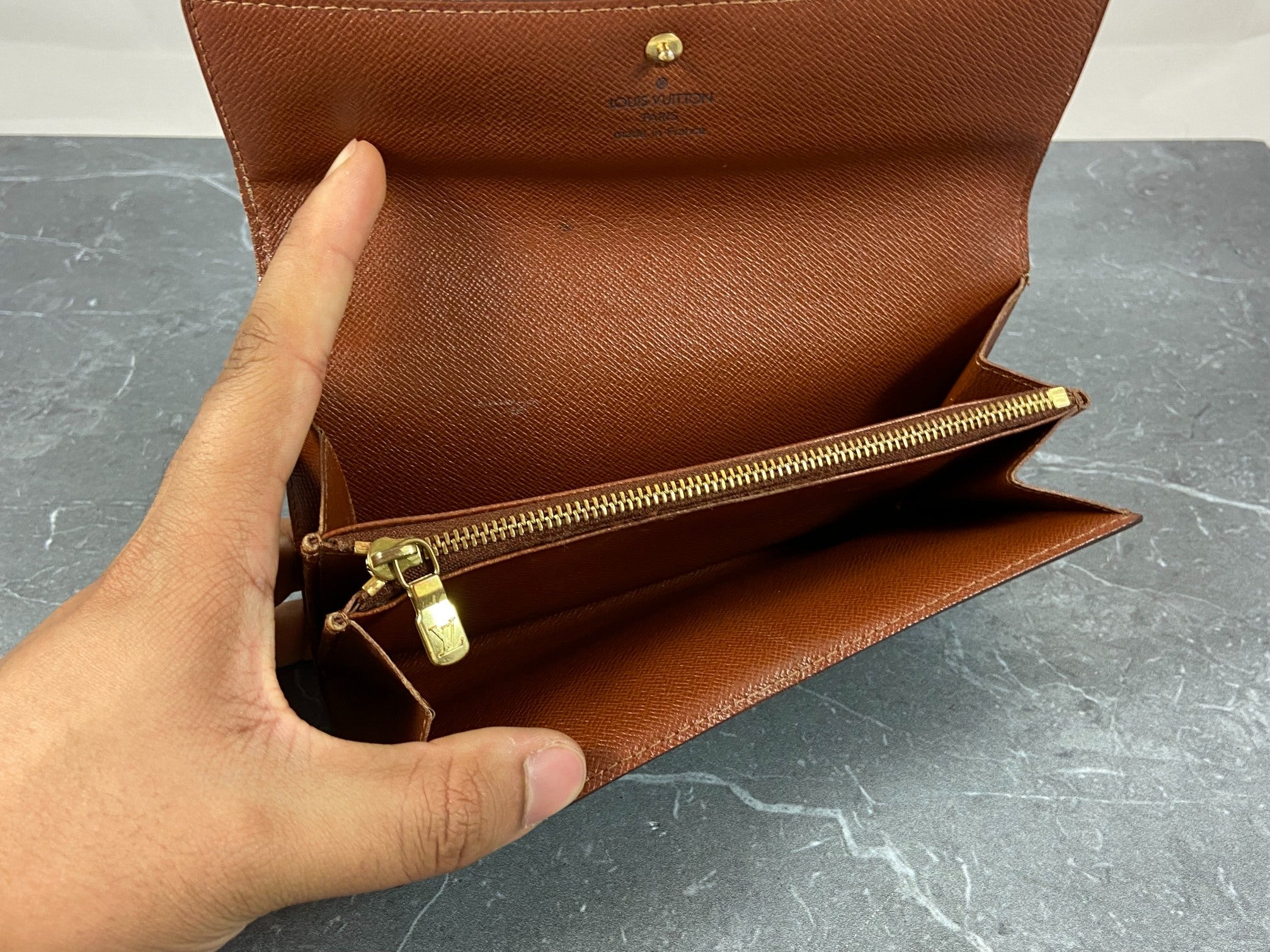 Louis Vuitton Sarah Wallet Monogram Canvas