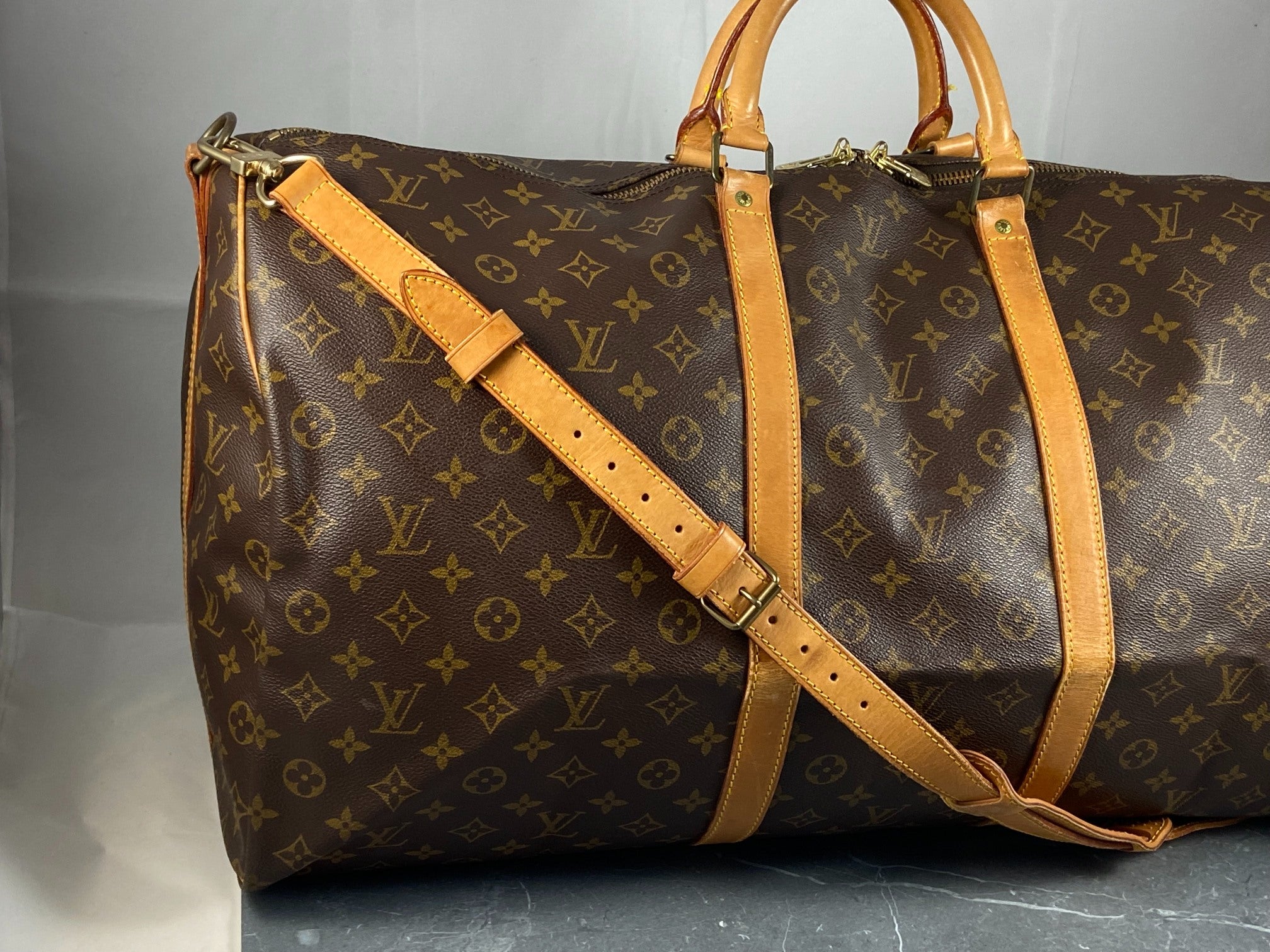 Louis Vuitton Keepall 60 Bandoulière Monogram Canvas