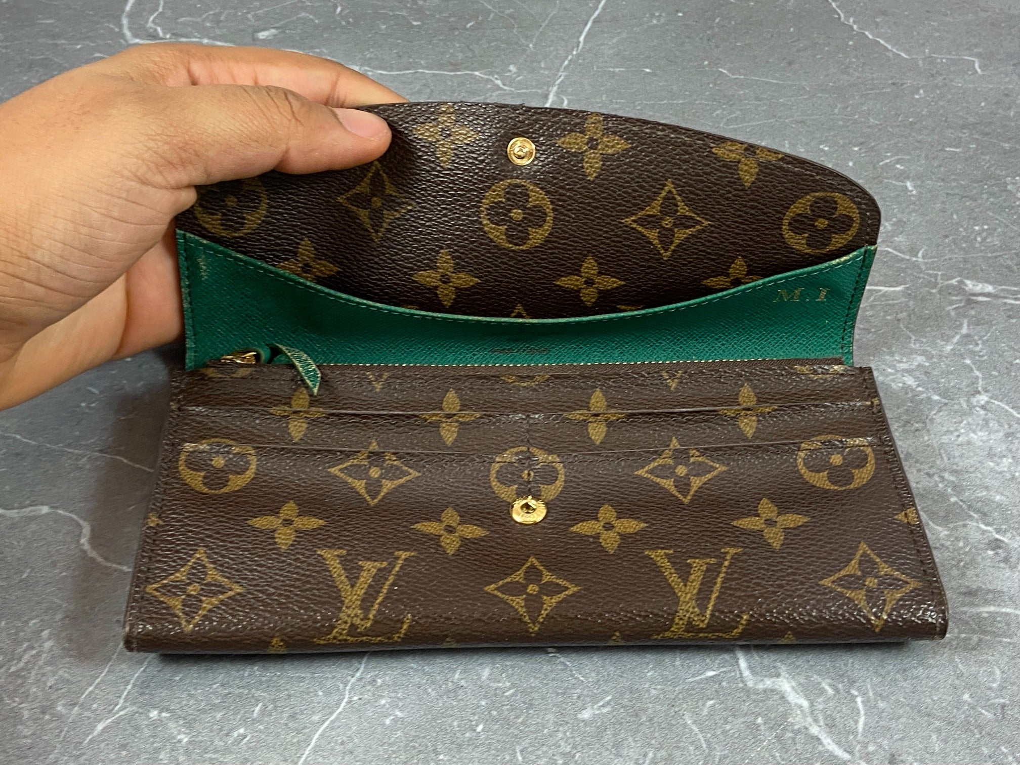 Louis Vuitton Emelie Wallet Monogram Canvas