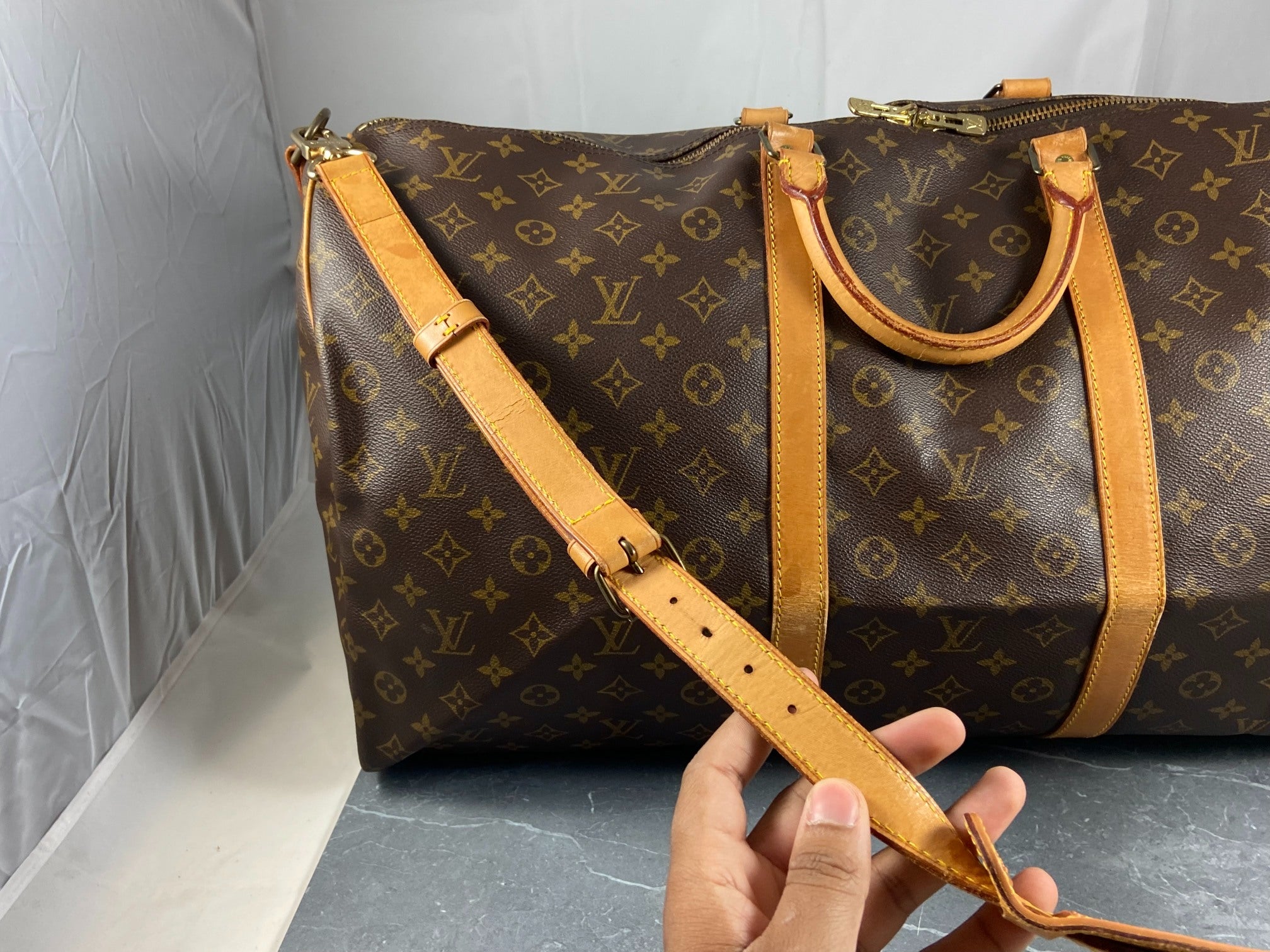 Louis Vuitton Keepall 60 Bandoulière Monogram Canvas