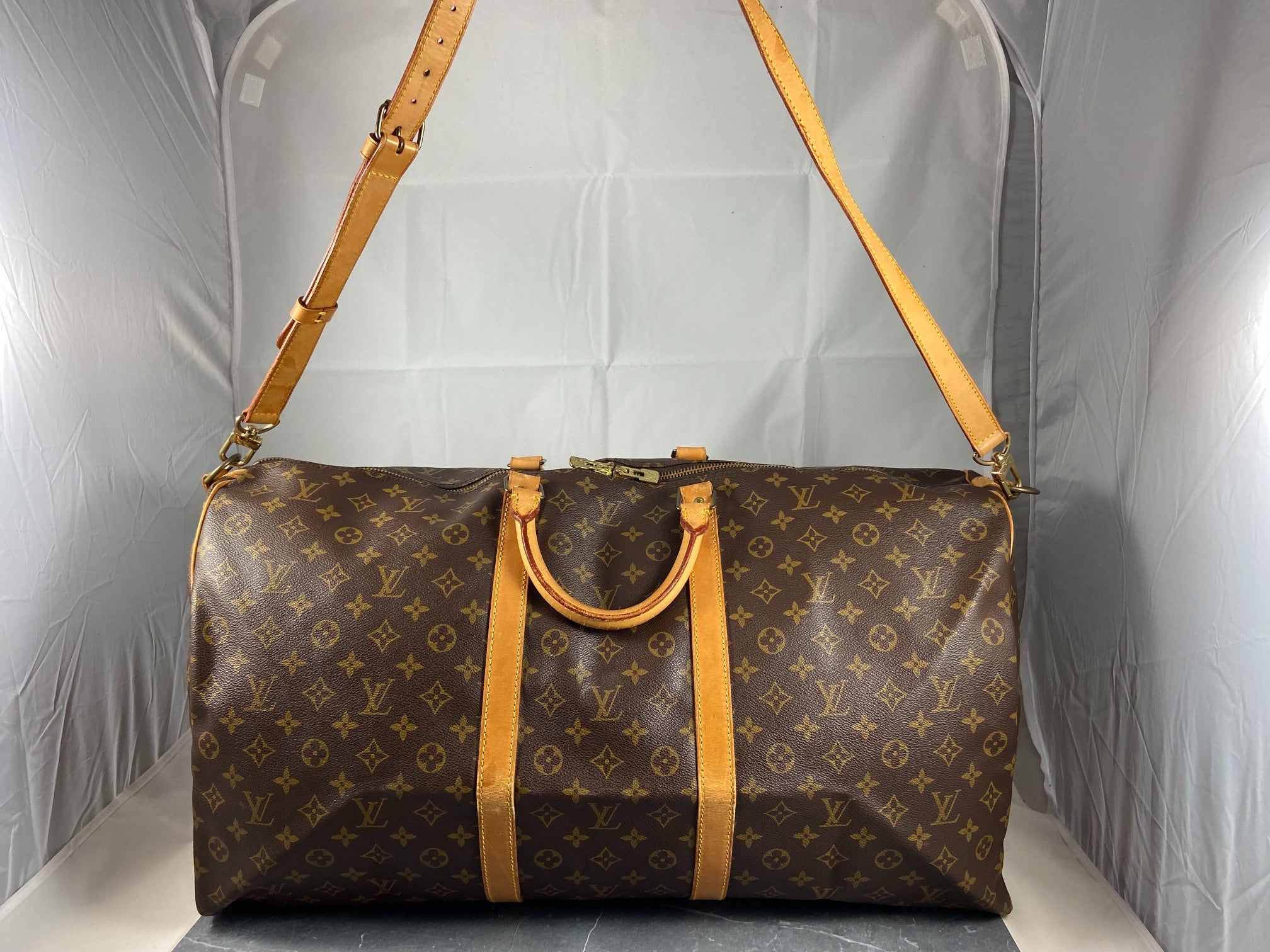 Louis Vuitton Keepall 60 Bandoulière Monogram Canvas