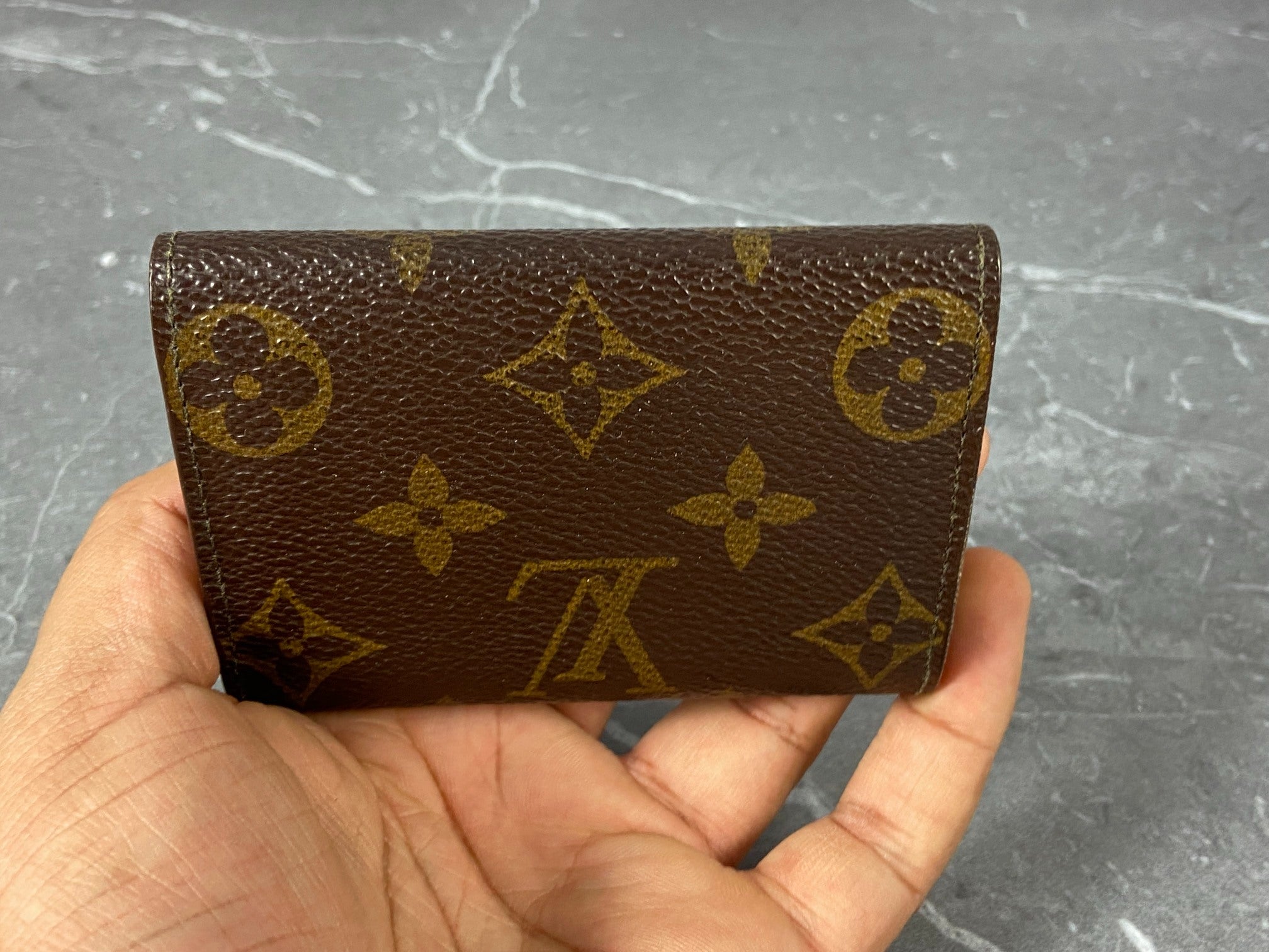 Louis Vuitton Small Wallet / Card Case Monogram Canvas