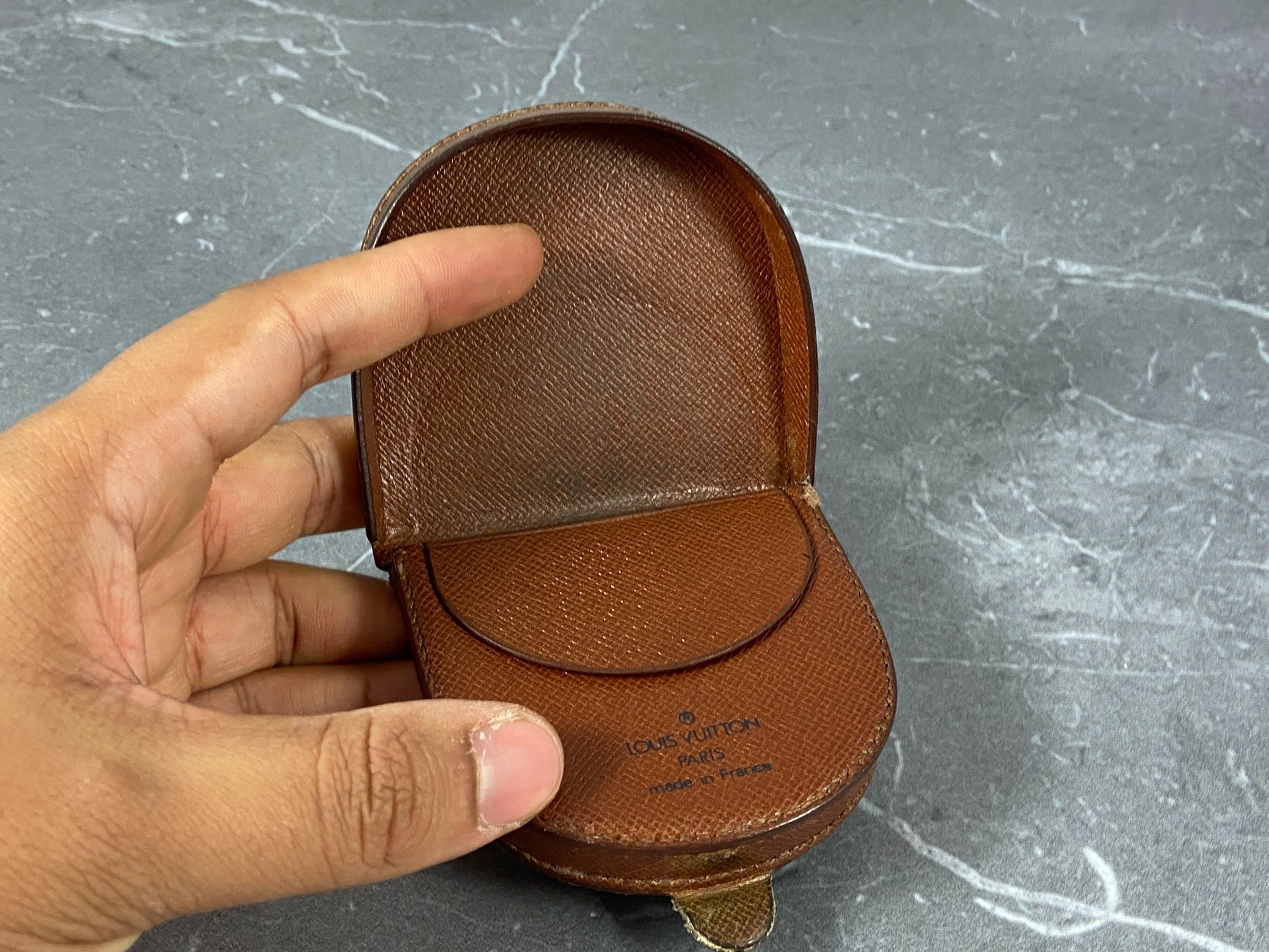 Louis Vuitton Coin Wallet Gousset Monogram Canvas