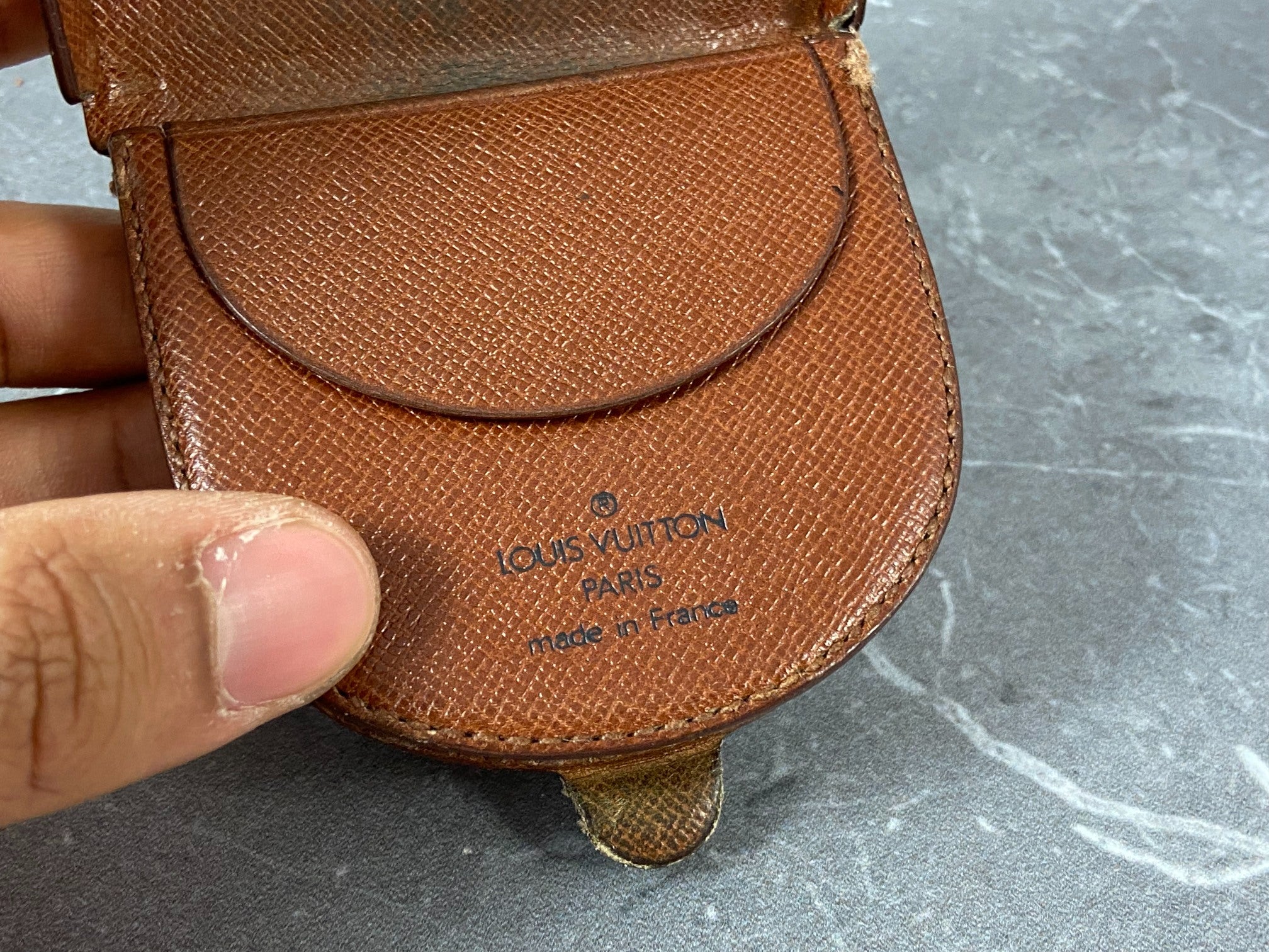 Louis Vuitton Coin Wallet Gousset Monogram Canvas