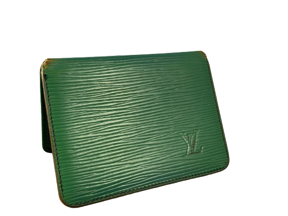 Louis Vuitton Bifold Card Case Black Epi Leather