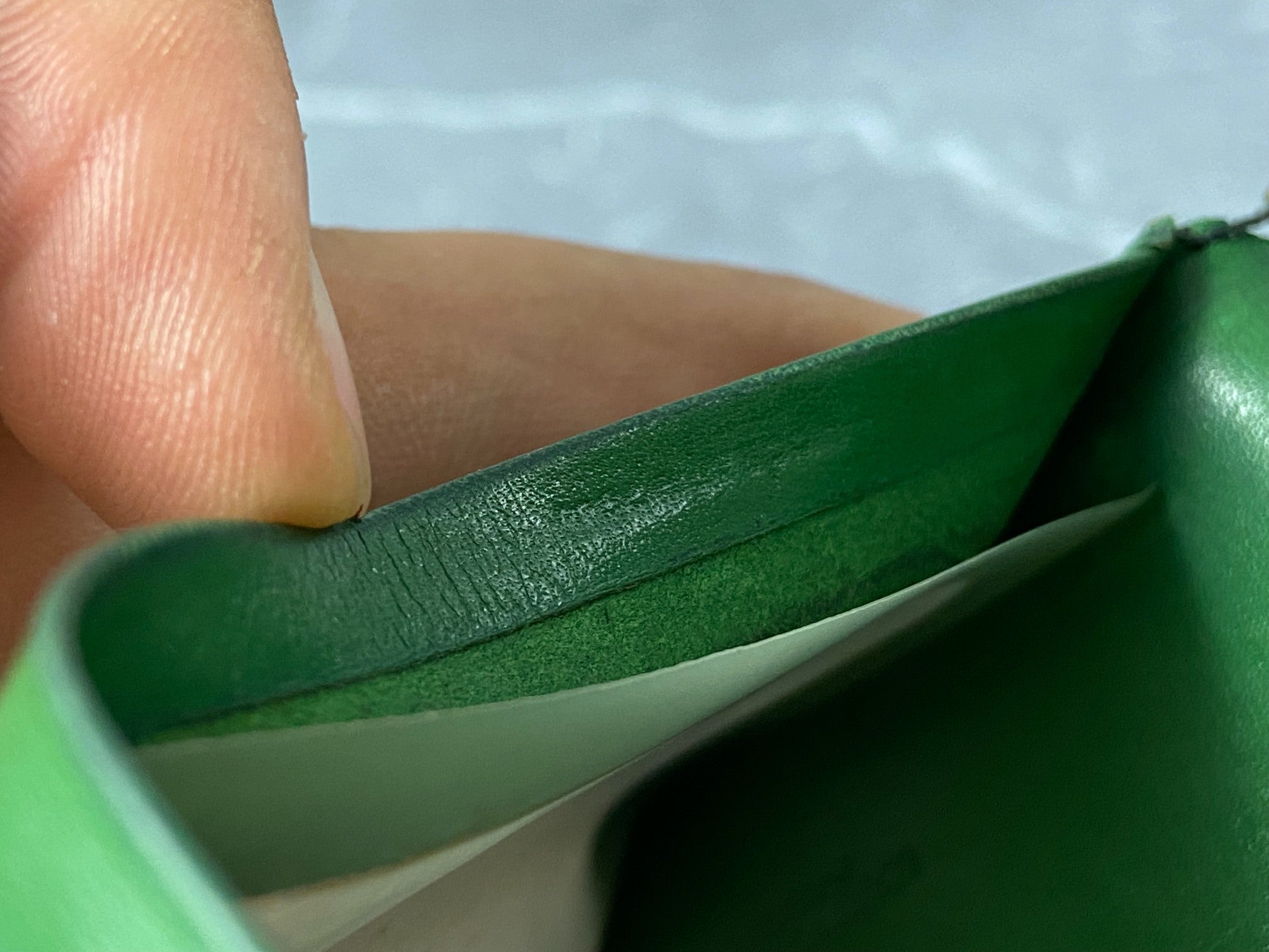 Louis Vuitton Bifold Card Case Green Epi Leather