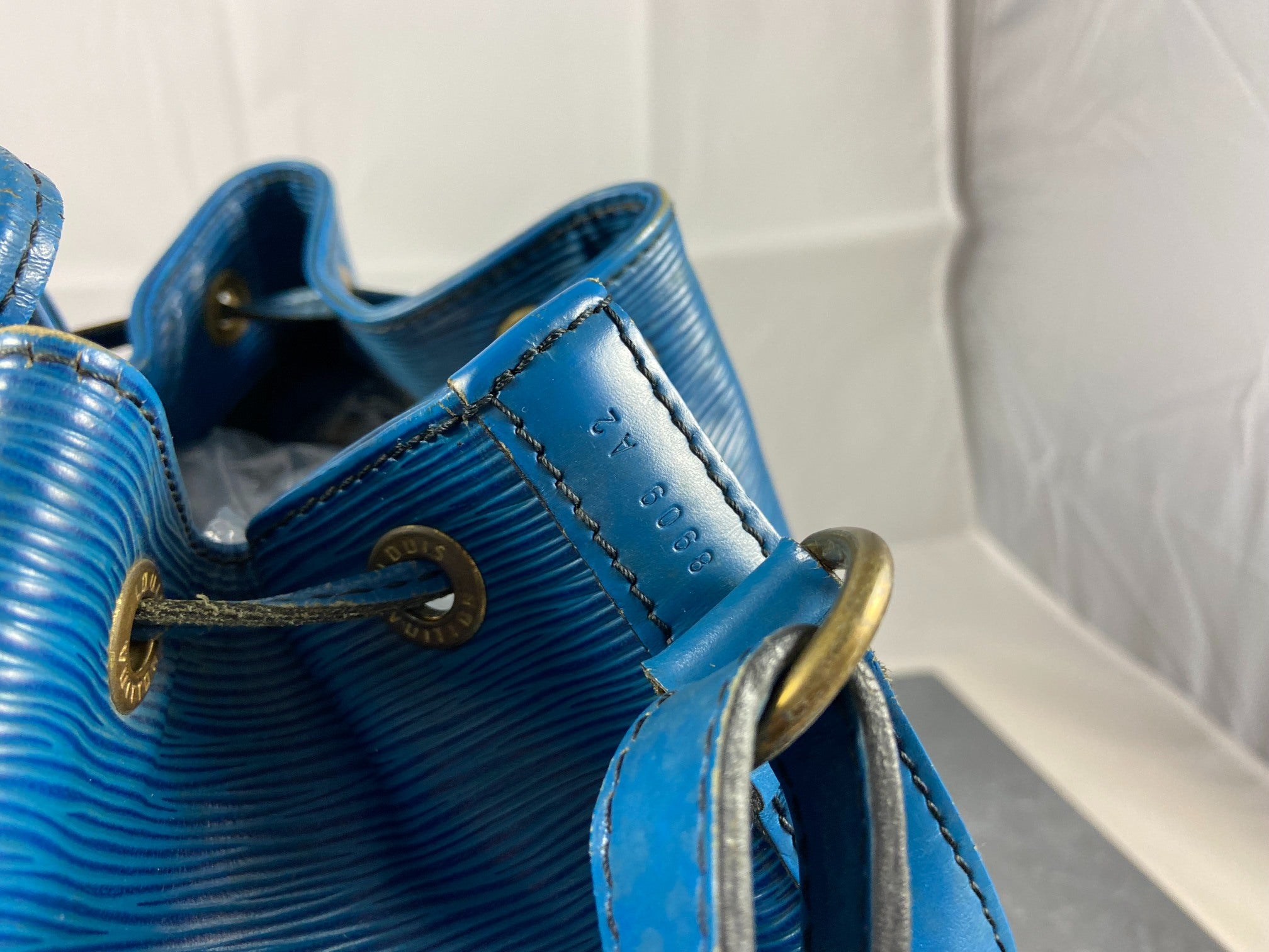 Louis Vuitton Sac Noé Petit Blue Epi Leather