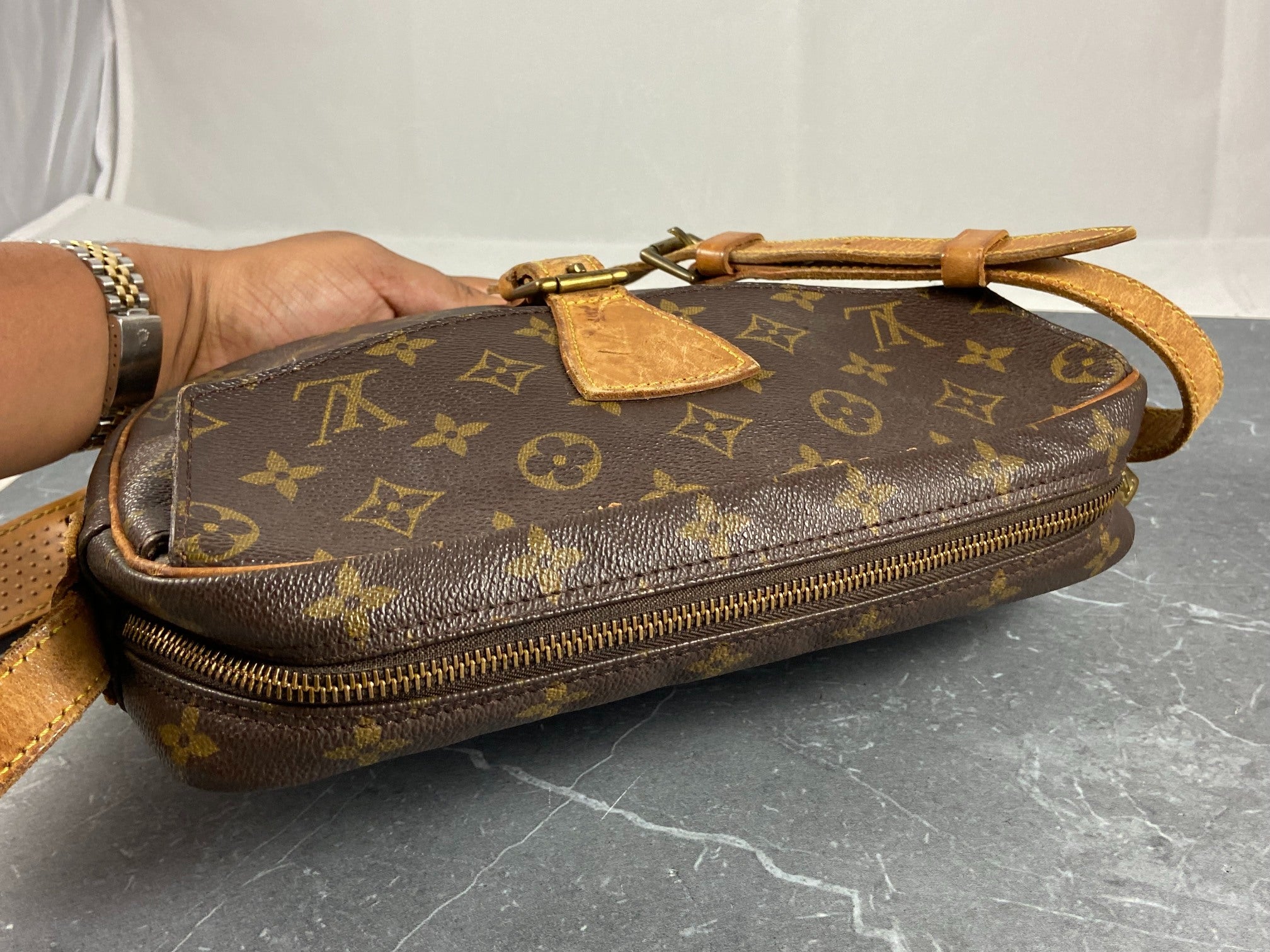Louis Vuitton Jeune Fille GM Shoulder Bag Monogram Canvas