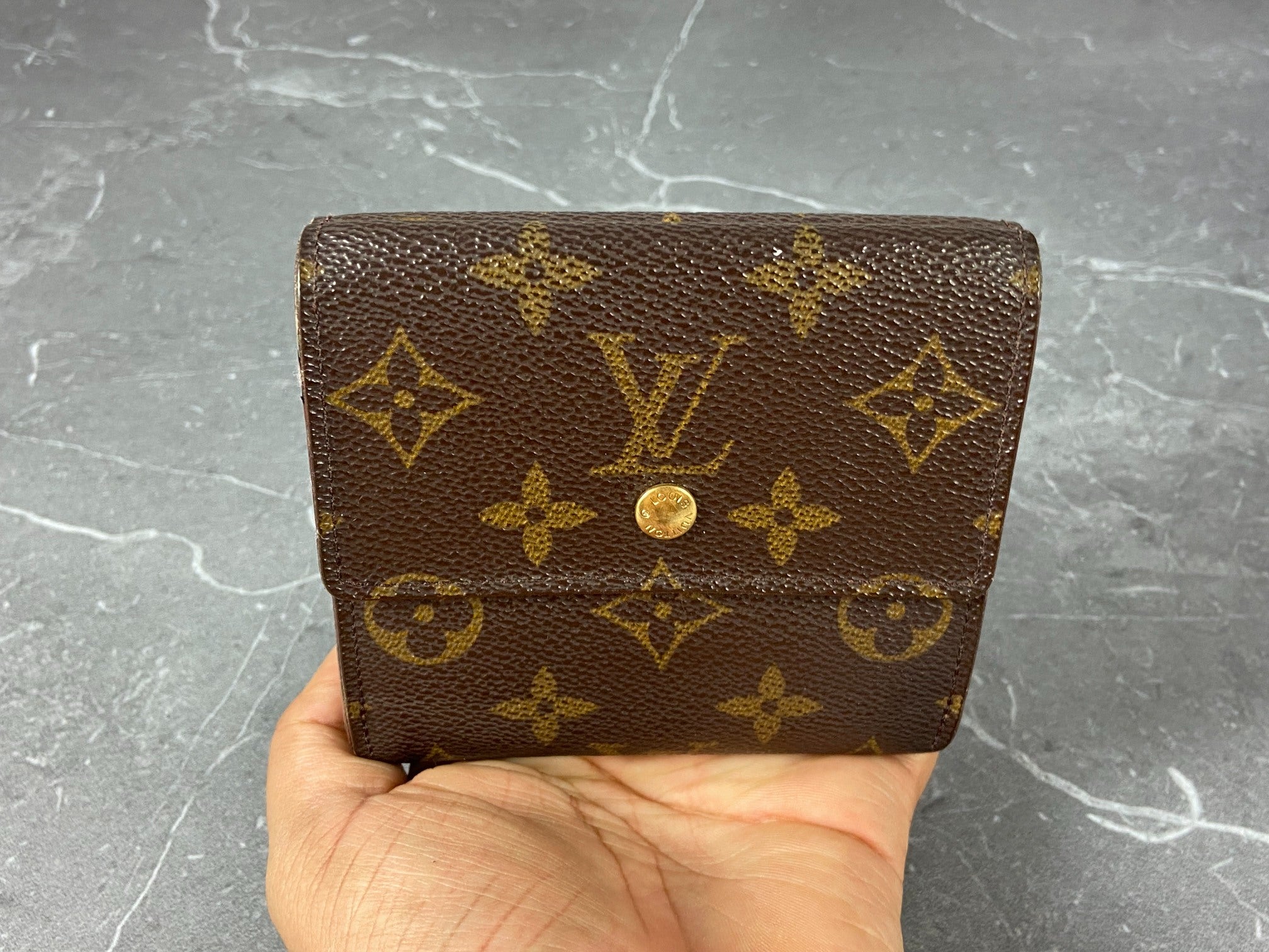 Louis Vuitton Elise Wallet Monogram Canvas incl. Box
