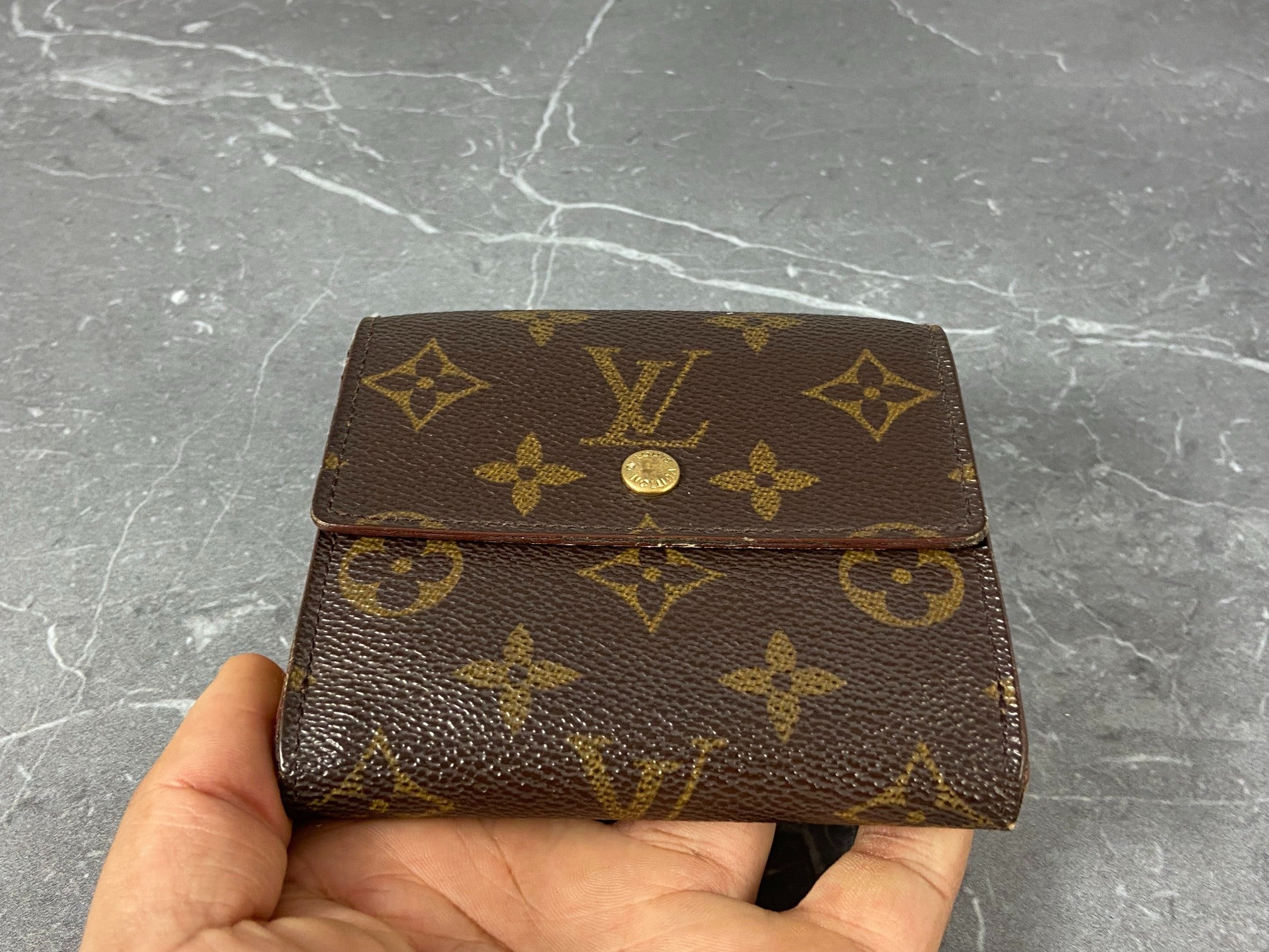 Louis Vuitton Elise Wallet Monogram Canvas incl. Box