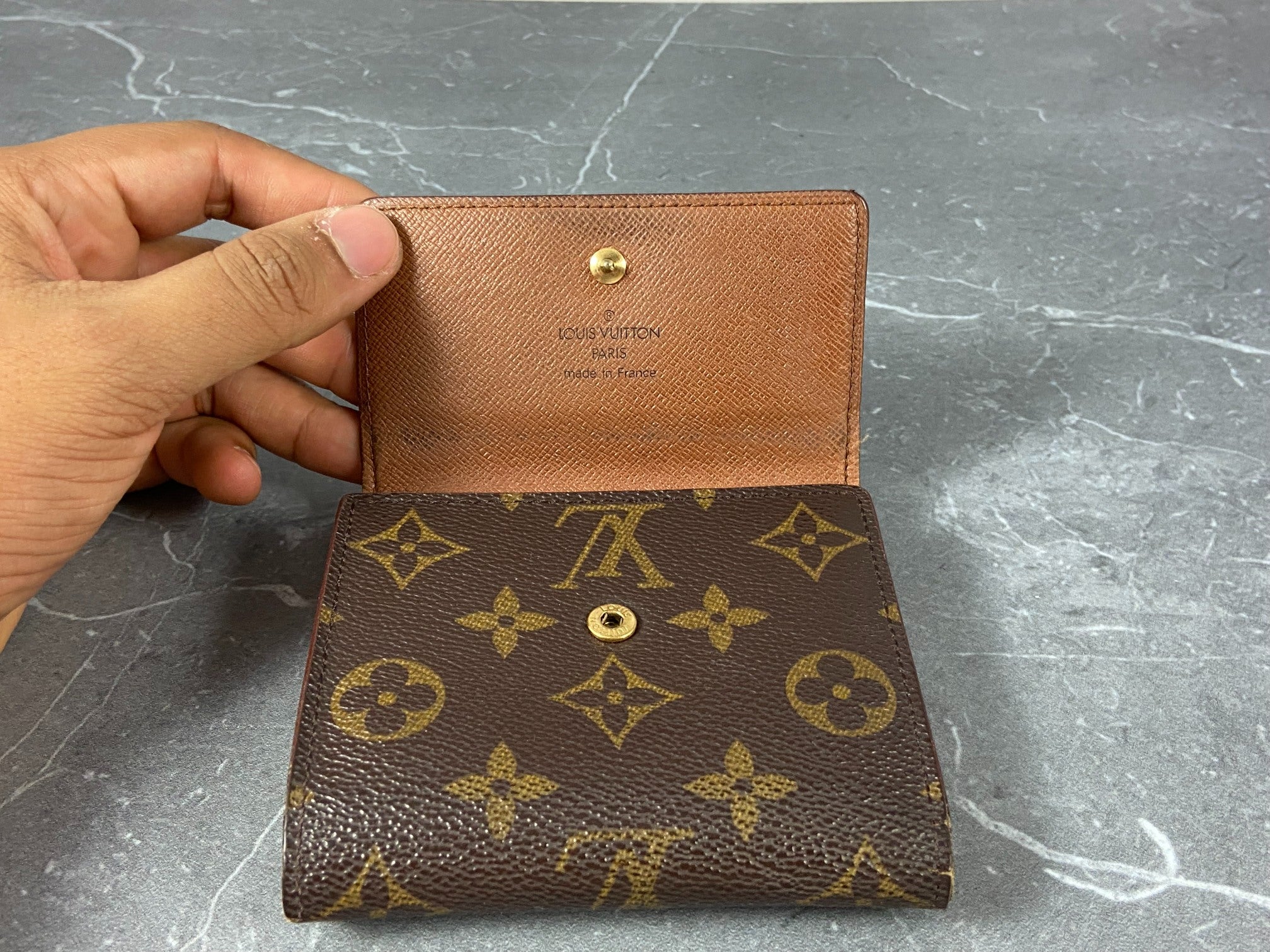 Louis Vuitton Elise Wallet Monogram Canvas incl. Box