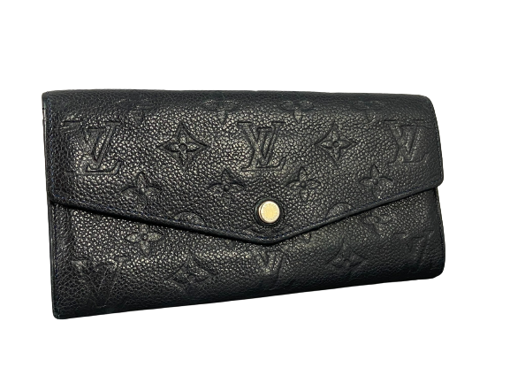 Louis Vuitton Curieuse Wallet Black Leather