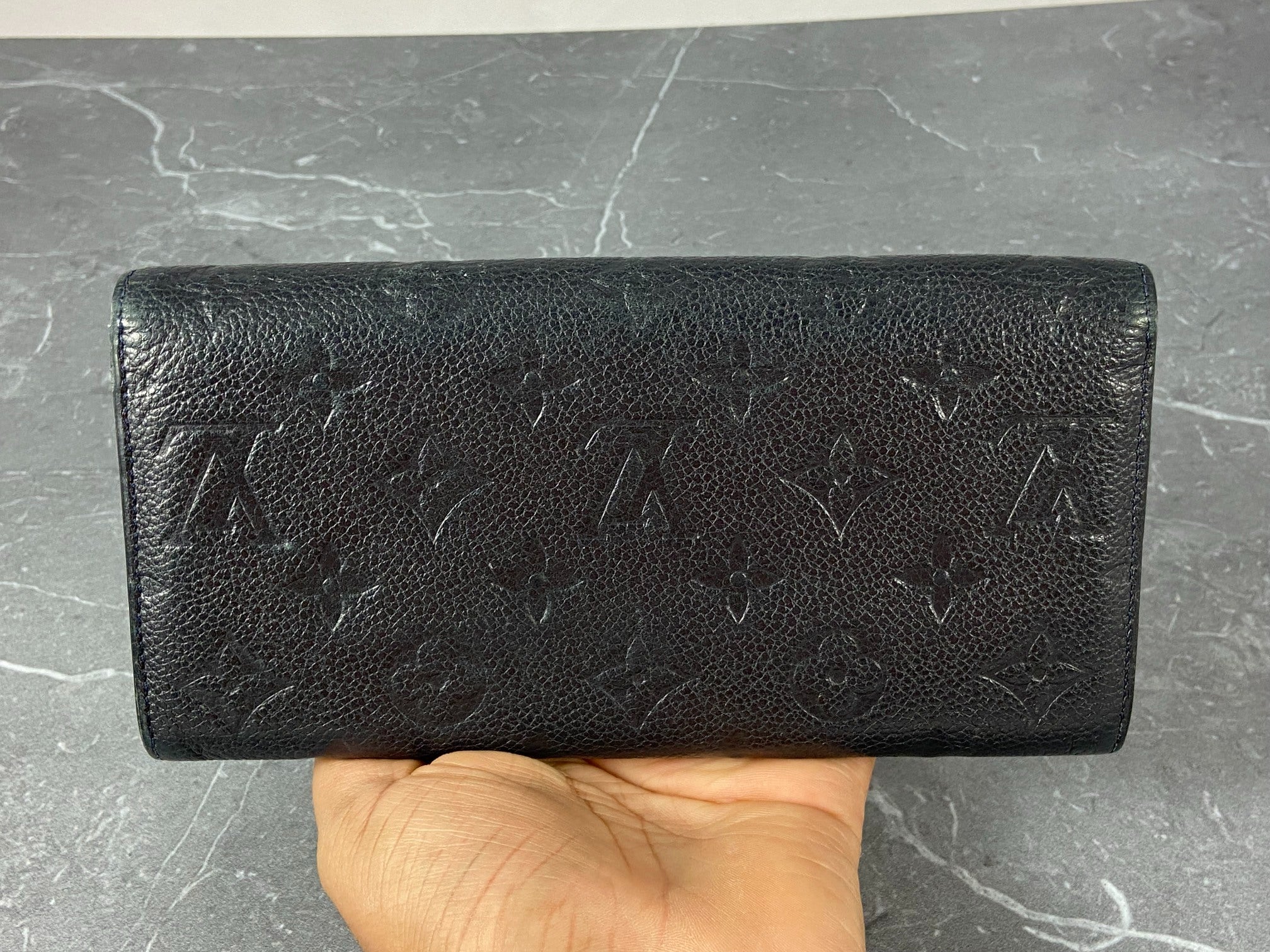Louis Vuitton Curieuse Wallet Black Leather