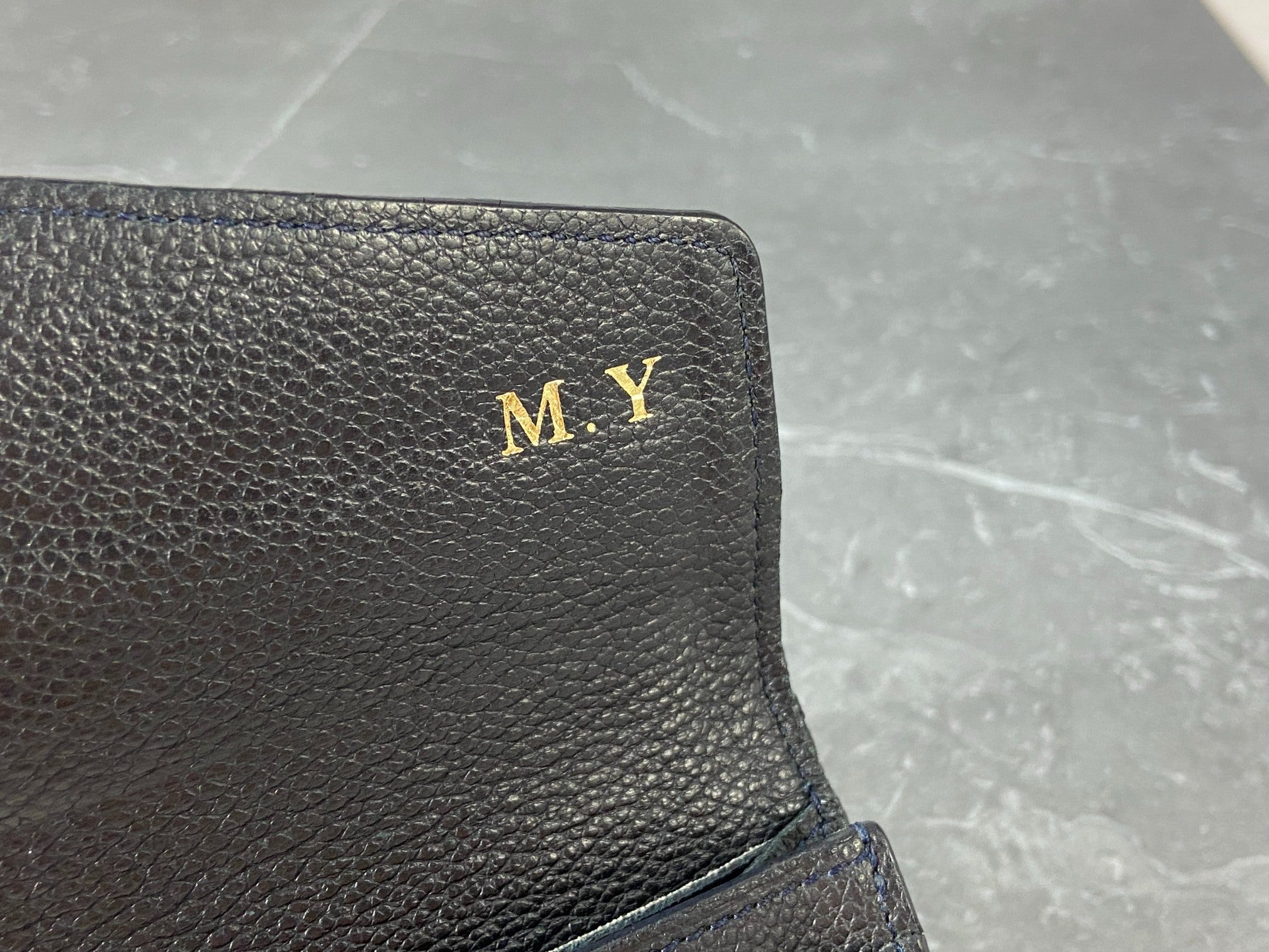Louis Vuitton Curieuse Wallet Black Leather