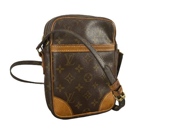 Louis Vuitton Danube PM Monogram Adjustable Crossbody Shoulder Bag SL1000