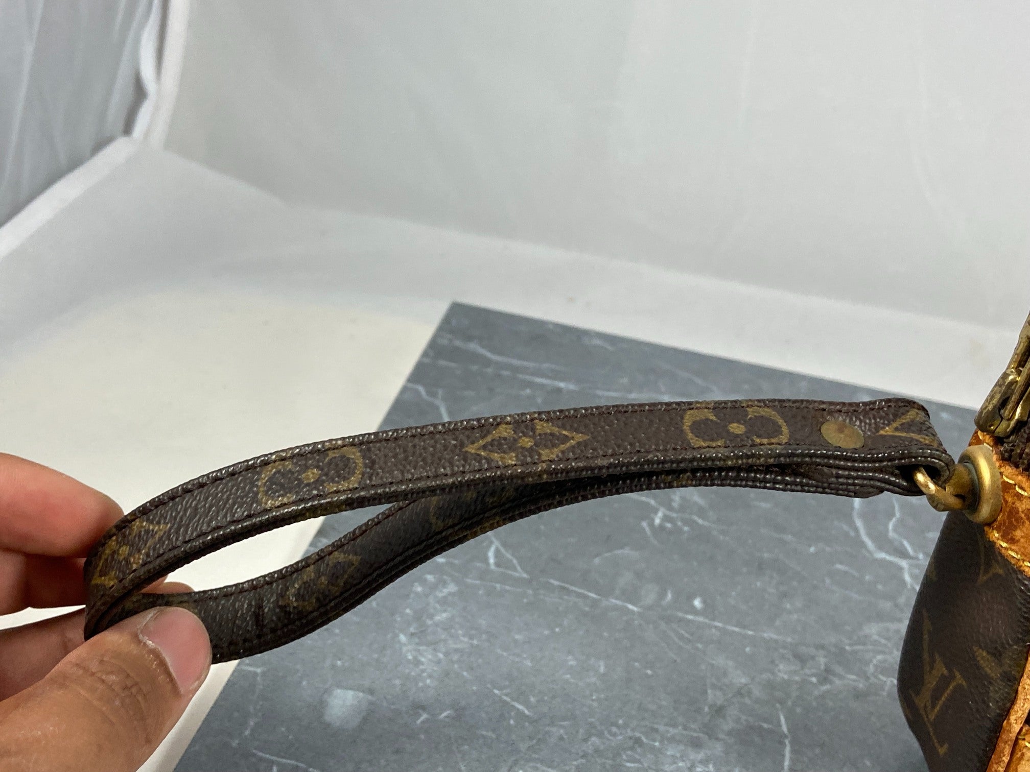 Louis Vuitton Marly Dragonne Clutch Monogram Canvas