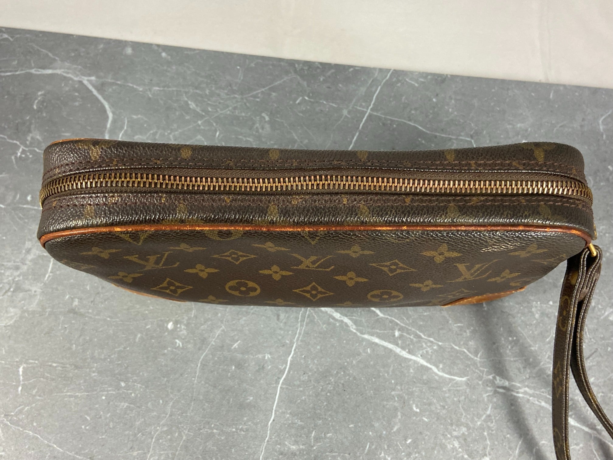 Louis Vuitton Marly Dragonne Clutch Monogram Canvas