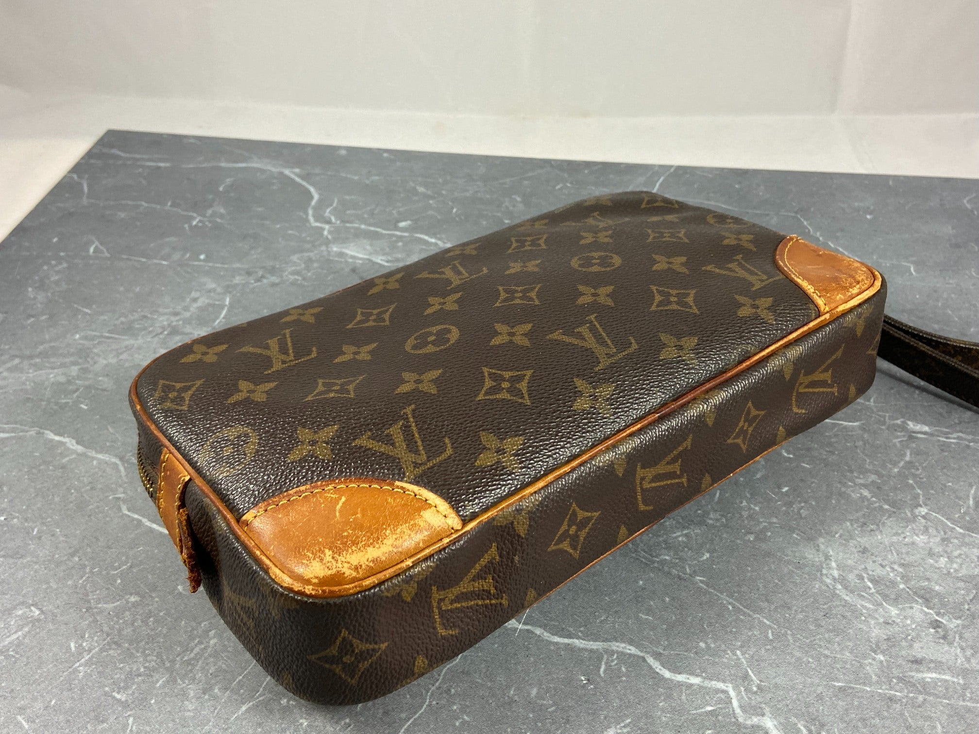 Louis Vuitton Marly Dragonne Clutch Monogram Canvas