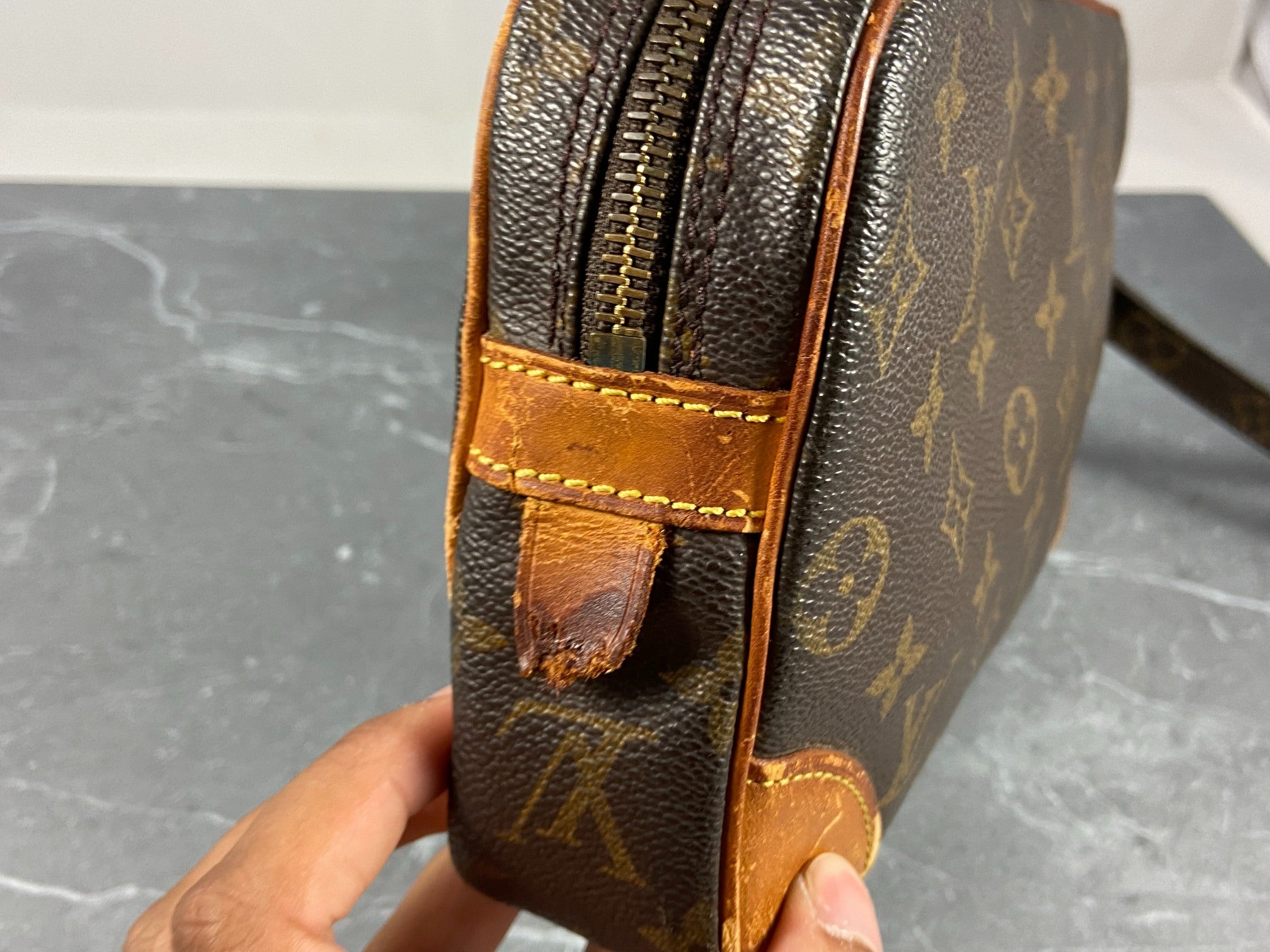 Louis Vuitton Marly Dragonne Clutch Monogram Canvas