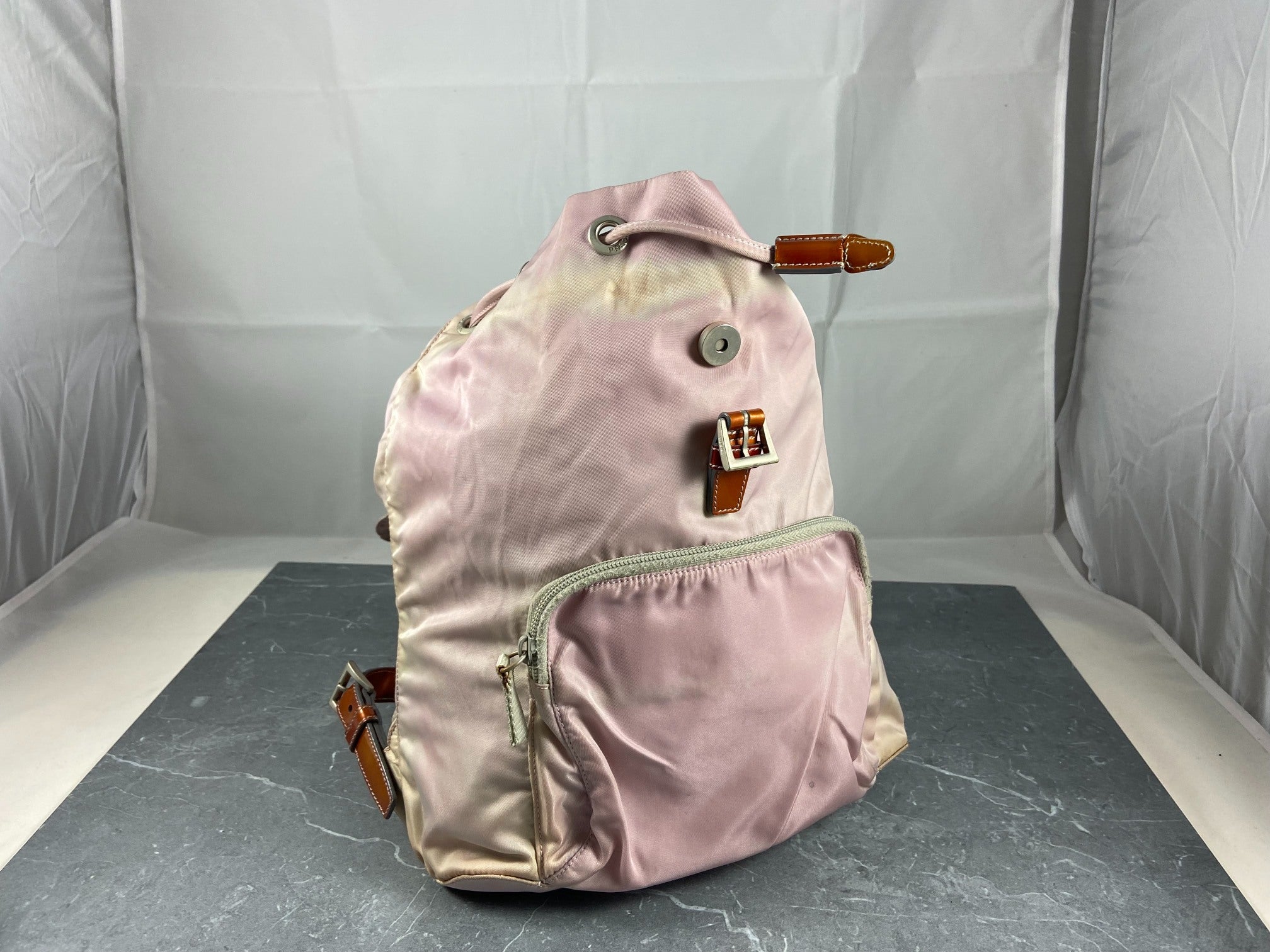 Prada Vela Sport Small Backpack Pink