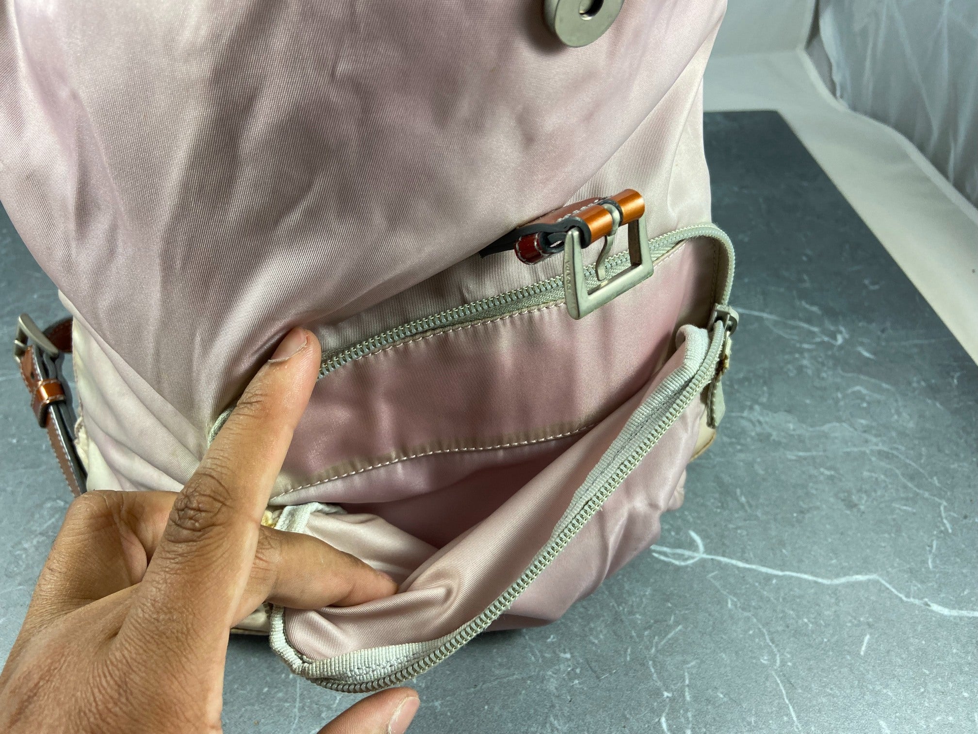Prada Vela Sport Small Backpack Pink