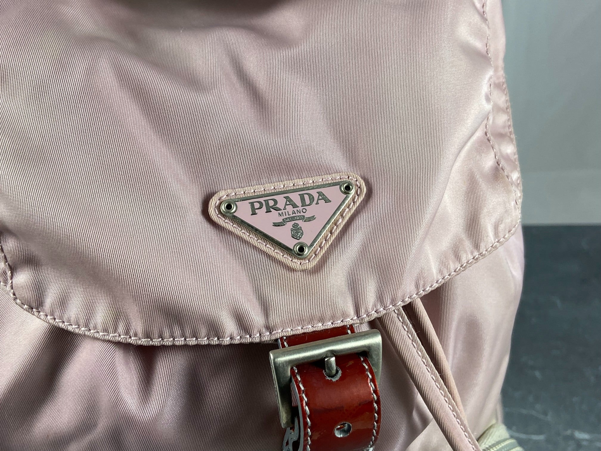 Prada Vela Sport Small Backpack Pink