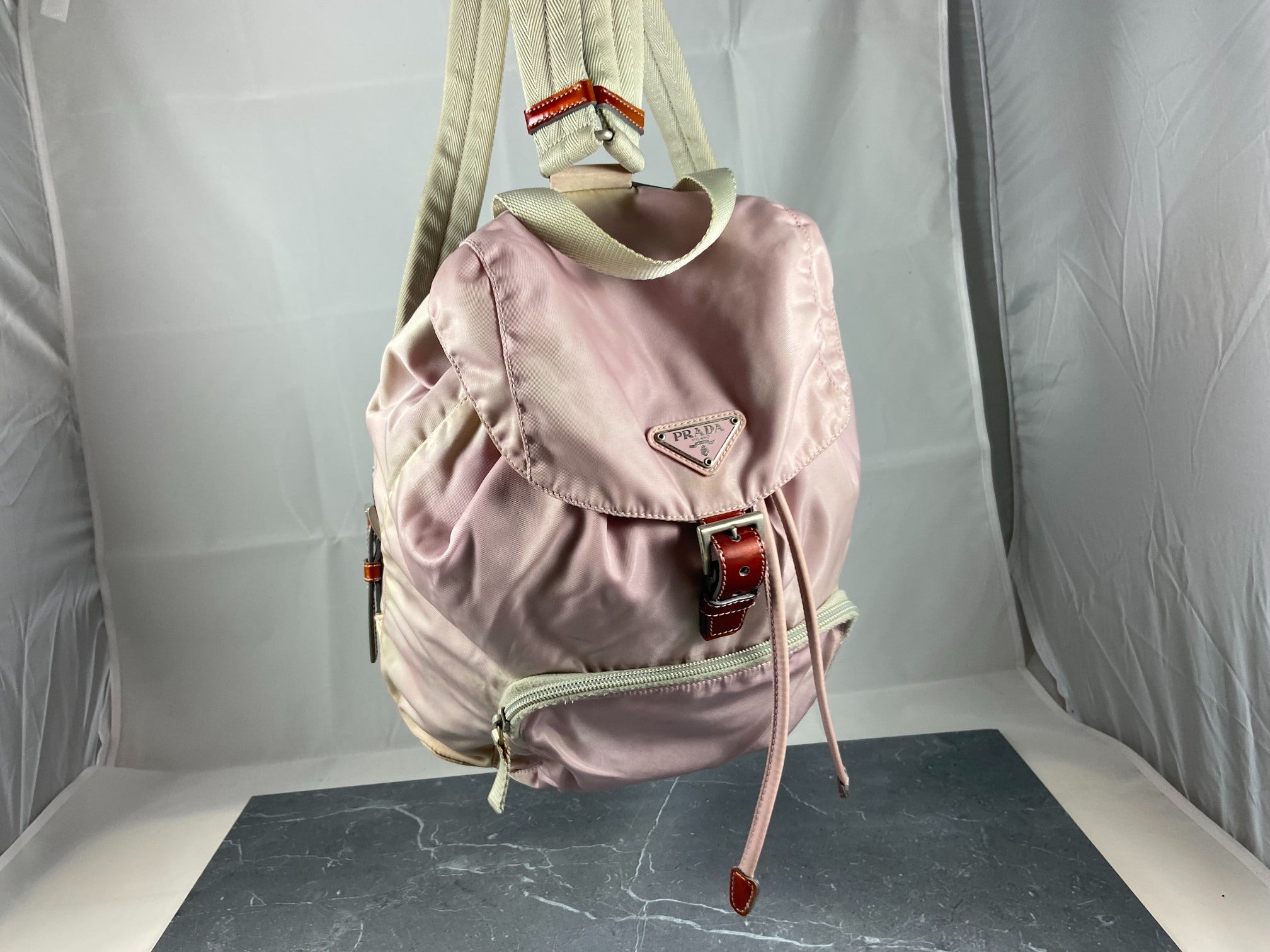 Prada Vela Sport Small Backpack Pink