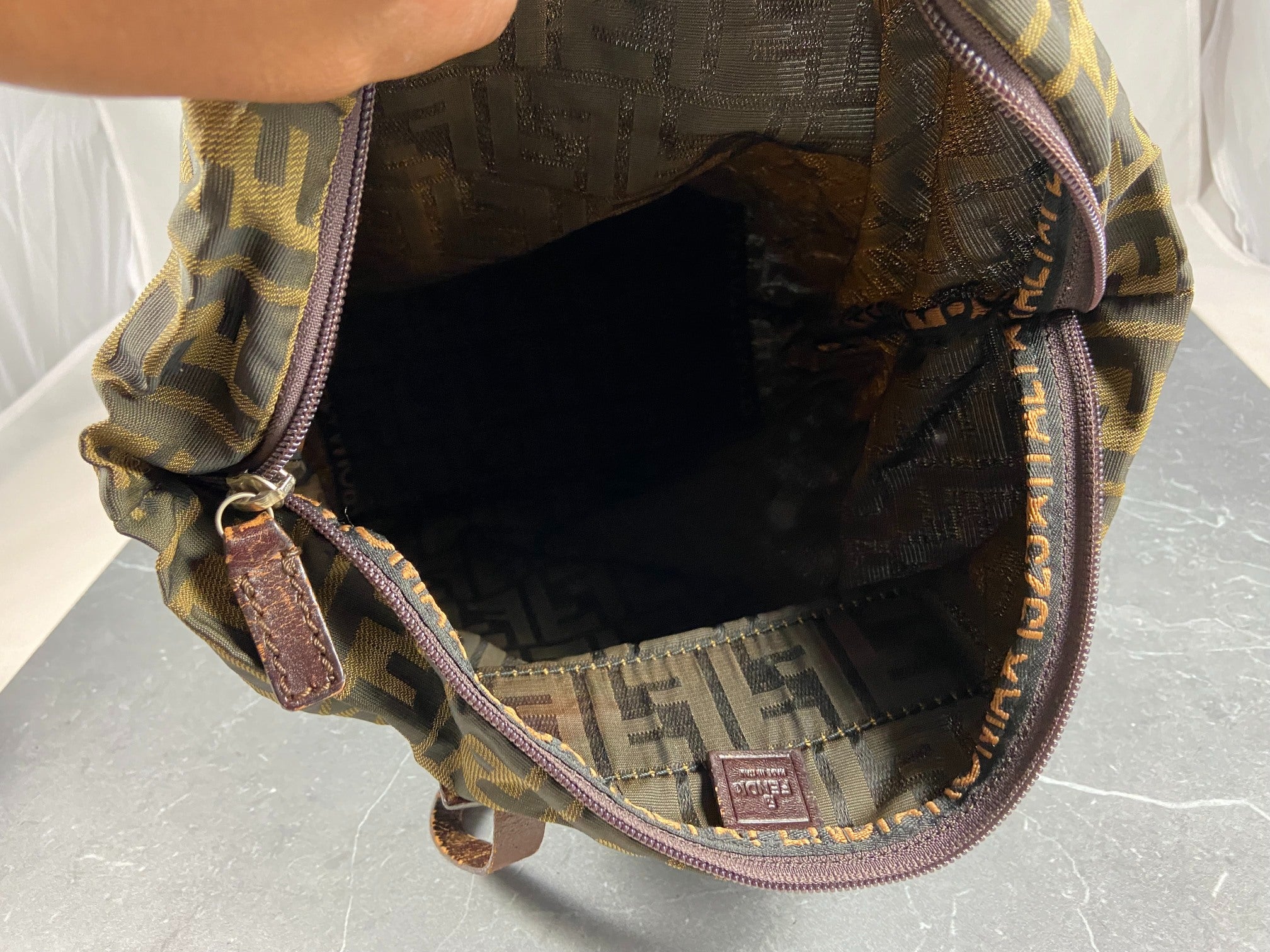Fendi Hand / Tote Bag Tabacco Zucca Monogram