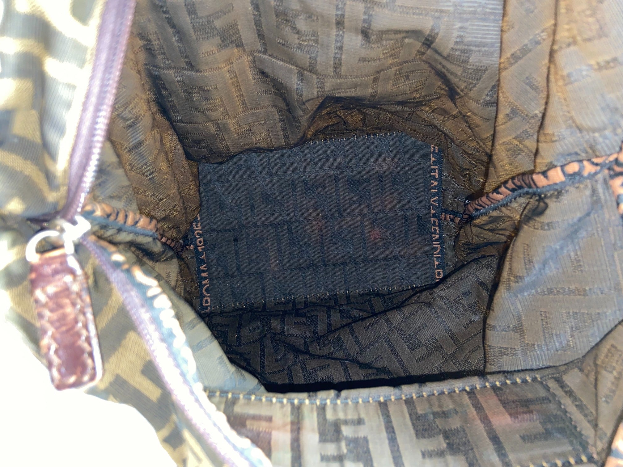 Fendi Hand / Tote Bag Tabacco Zucca Monogram