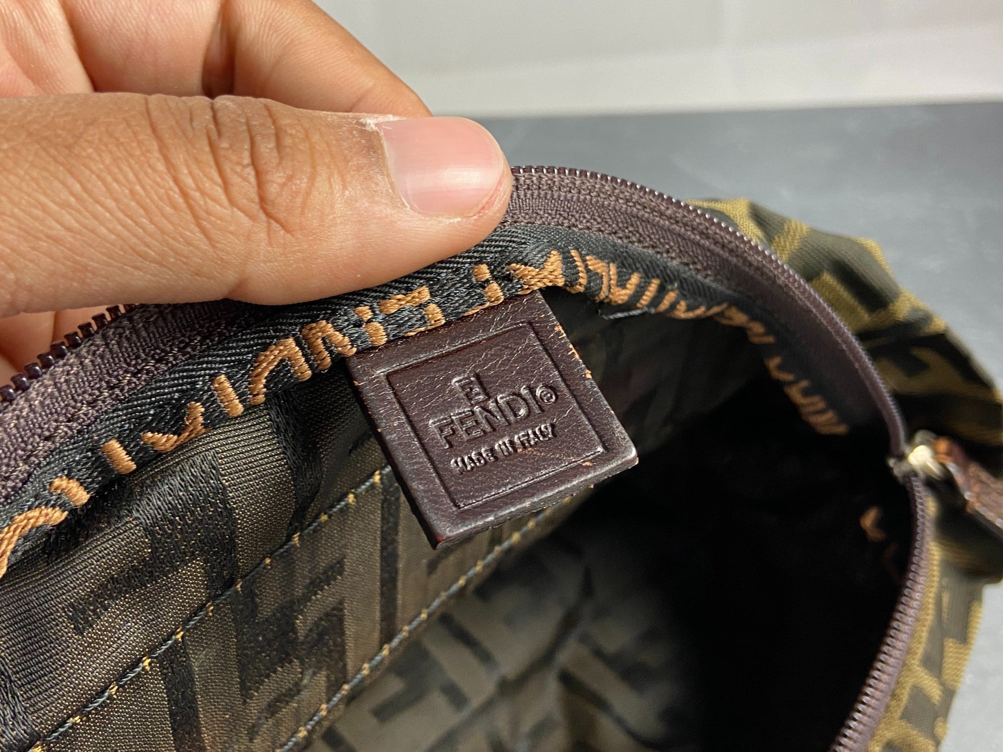 Fendi Hand / Tote Bag Tabacco Zucca Monogram