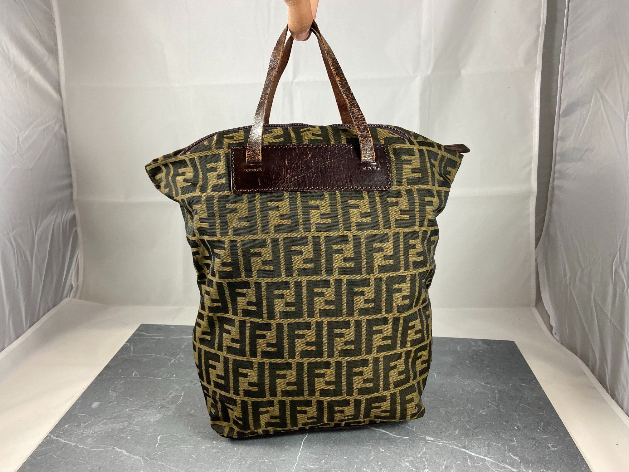 Fendi Hand / Tote Bag Tabacco Zucca Monogram