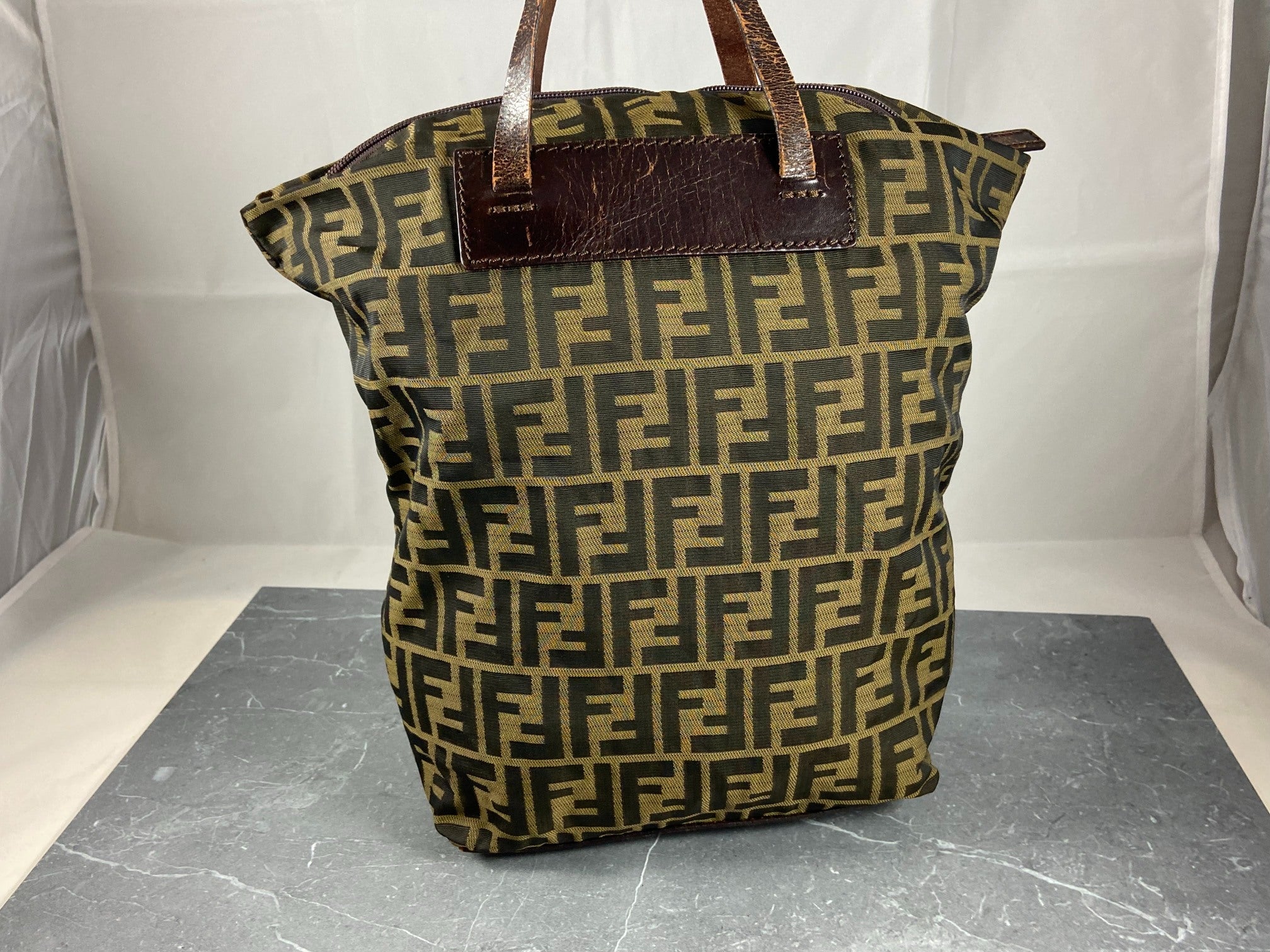 Fendi Hand / Tote Bag Tabacco Zucca Monogram