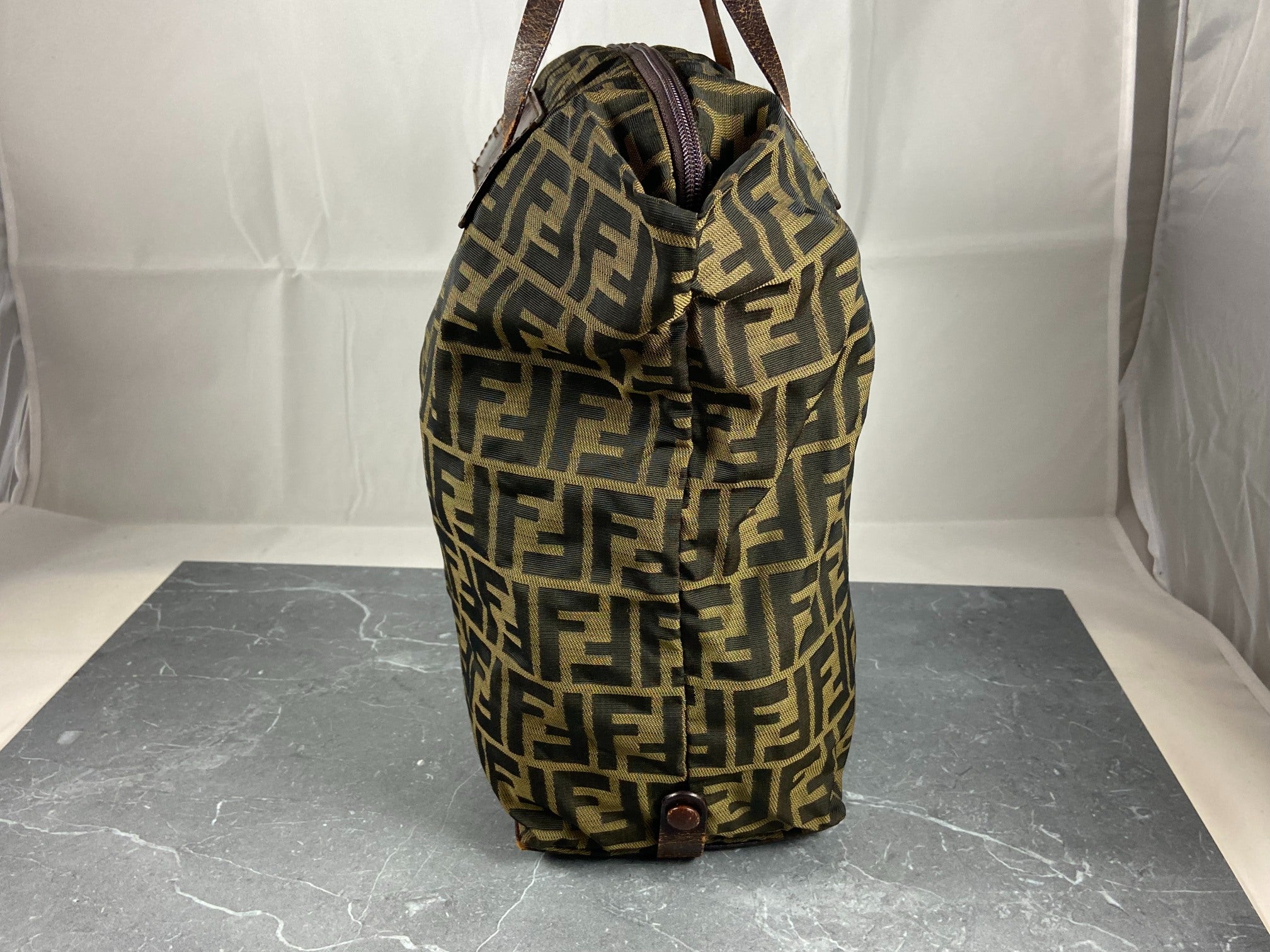 Fendi Hand / Tote Bag Tabacco Zucca Monogram