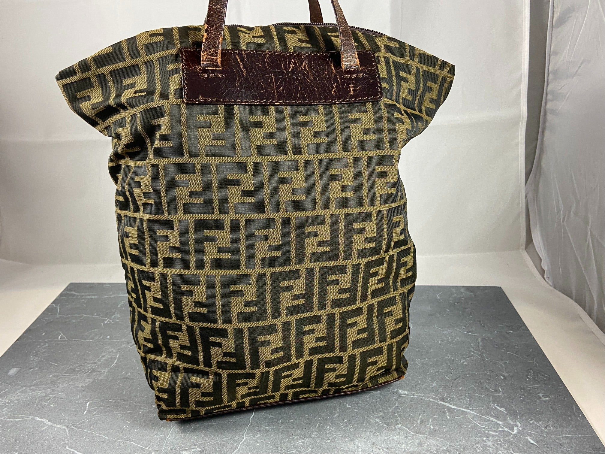 Fendi Hand / Tote Bag Tabacco Zucca Monogram