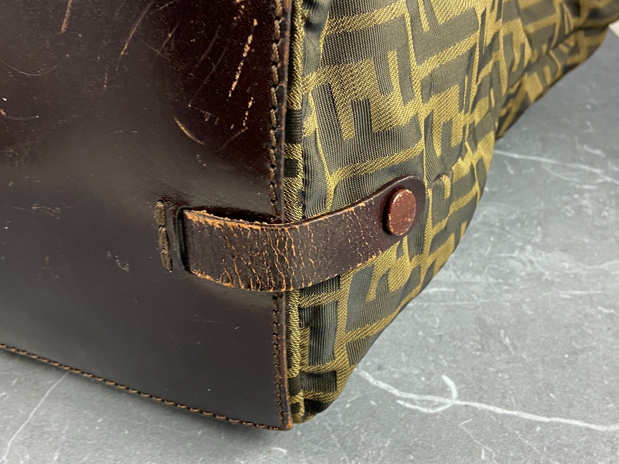 Fendi Hand / Tote Bag Tabacco Zucca Monogram