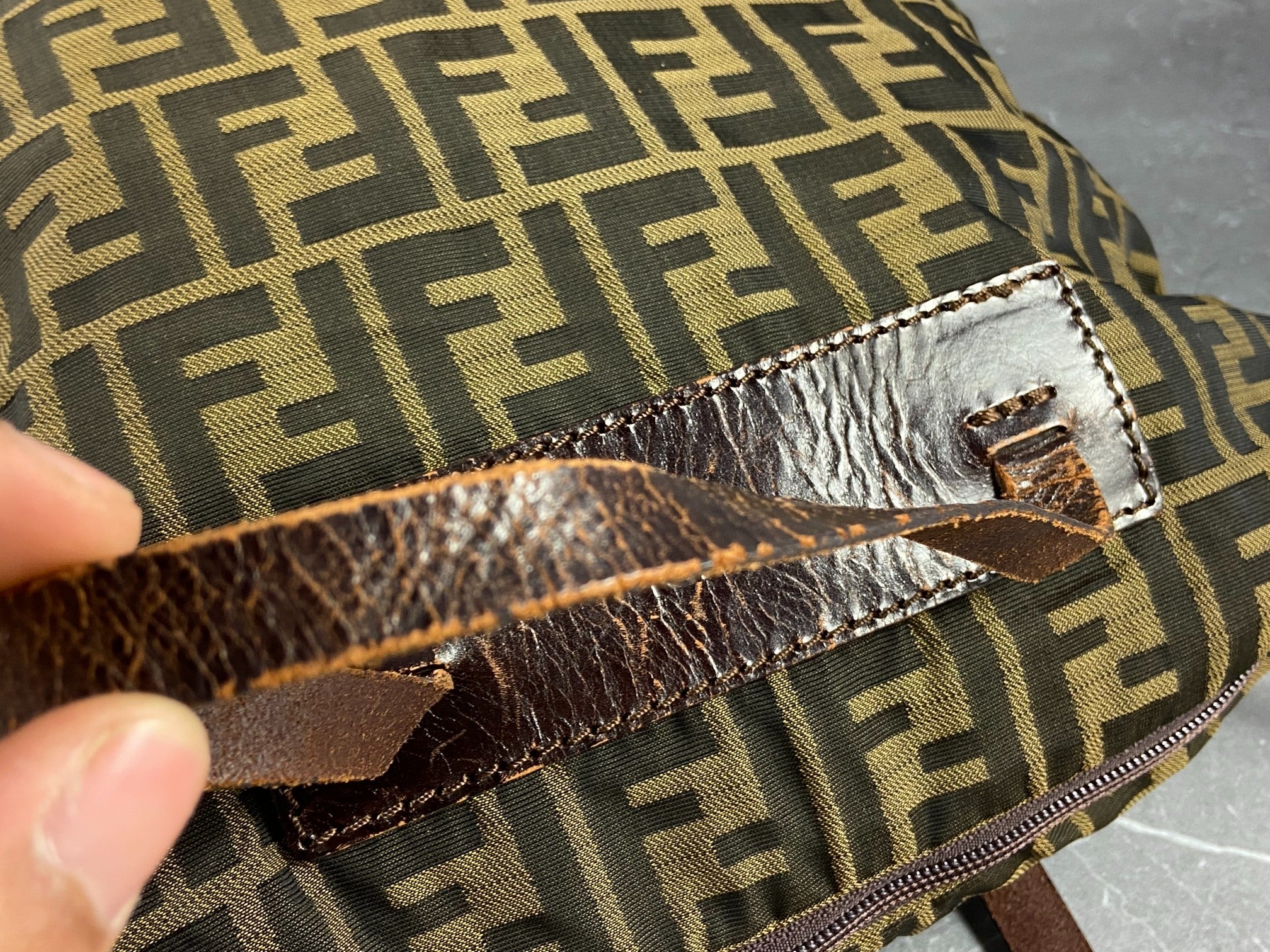 Fendi Hand / Tote Bag Tabacco Zucca Monogram