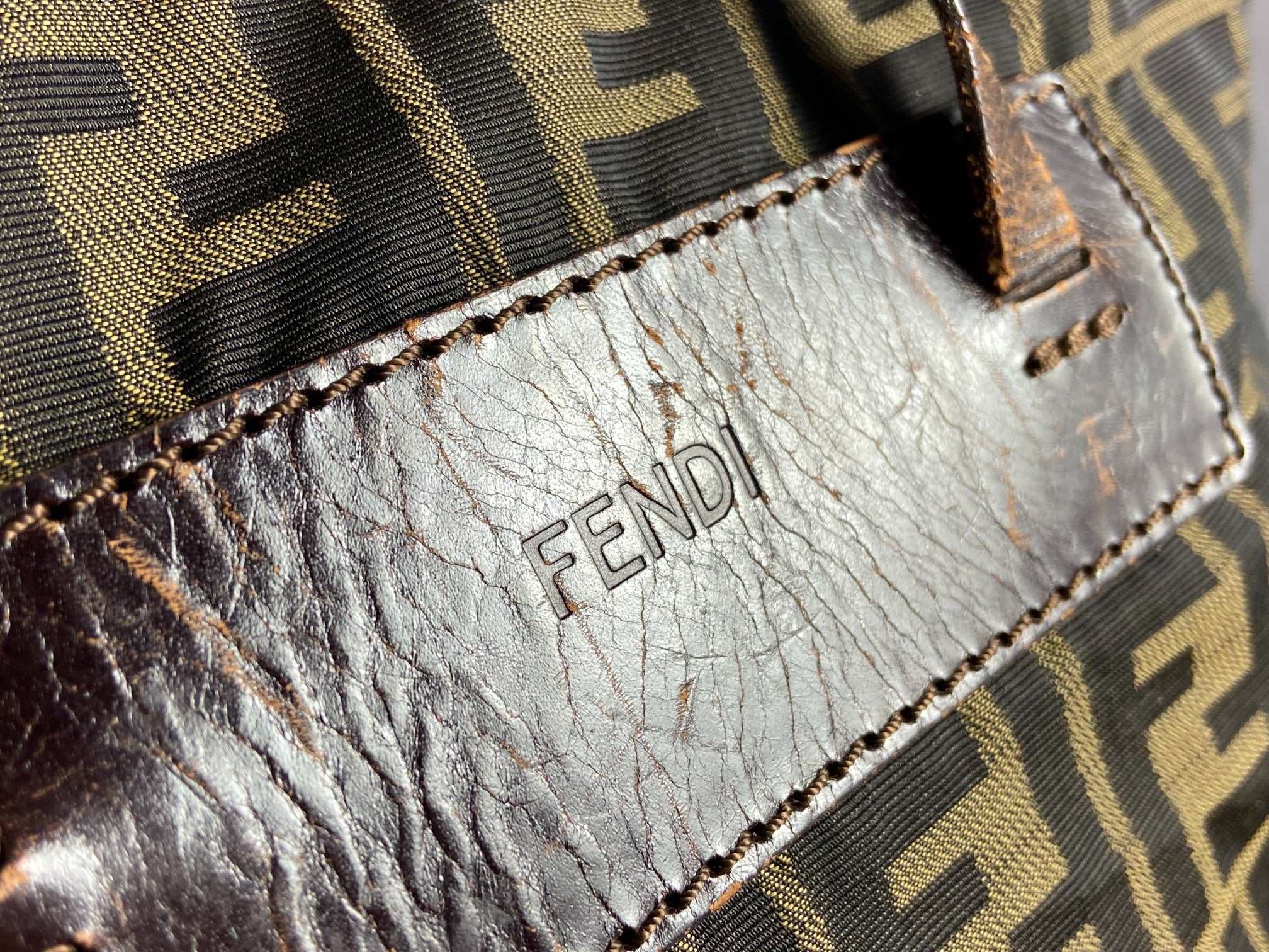 Fendi Hand / Tote Bag Tabacco Zucca Monogram
