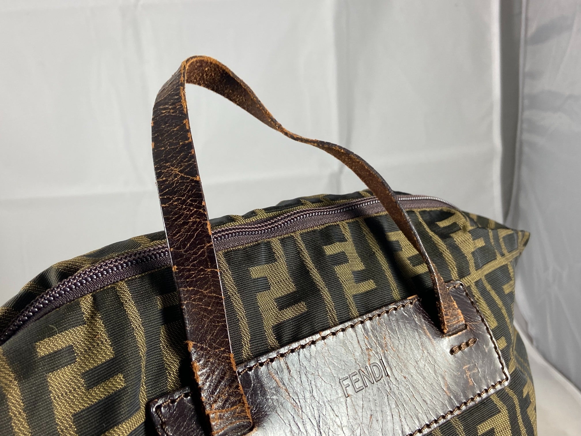Fendi Hand / Tote Bag Tabacco Zucca Monogram