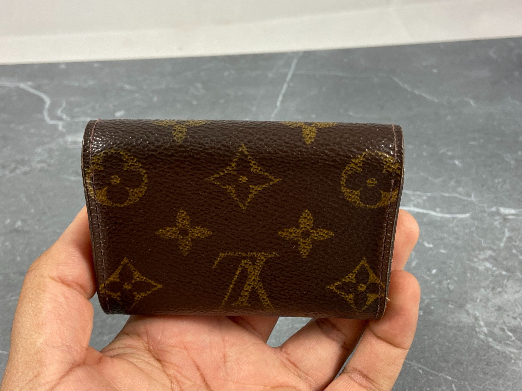 Louis Vuitton Small Wallet / Card Case Monogram Canvas