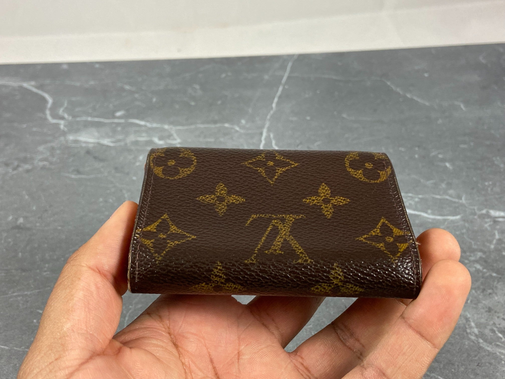 Louis Vuitton Small Wallet / Card Case Monogram Canvas