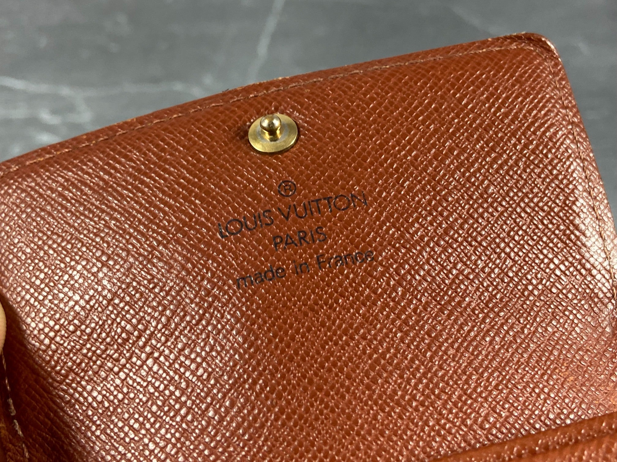 Louis Vuitton Small Wallet / Card Case Monogram Canvas