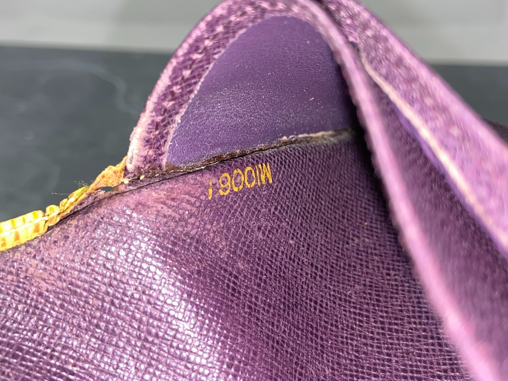 Louis Vuitton French Long Wallet Yellow Epi Leather