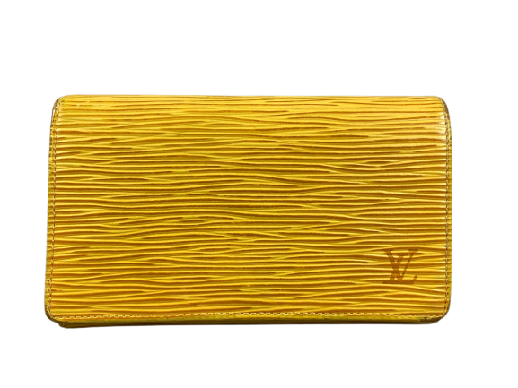 Louis Vuitton Porte-Monnaie Tresor Yellow Epi Leather