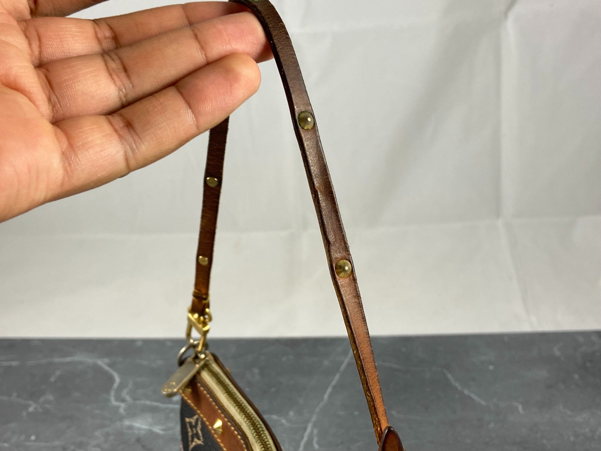 Louis Vuitton Takashi Murakami Multicolor Pochette Accessoires Black