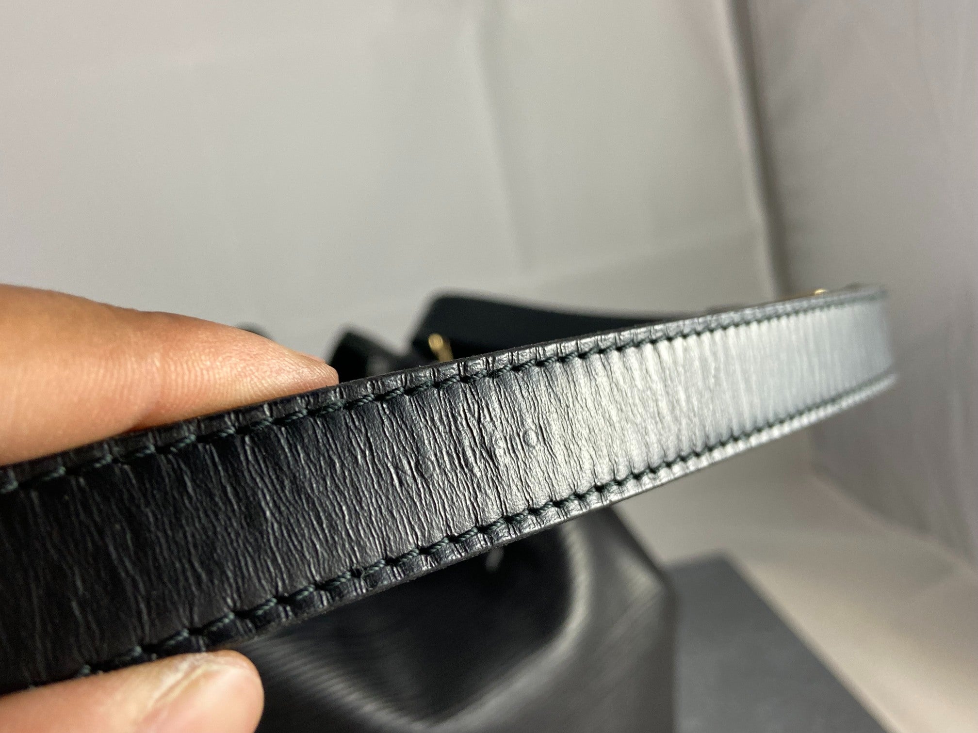 Louis Vuitton Sac Noé Petit Black Epi Leather