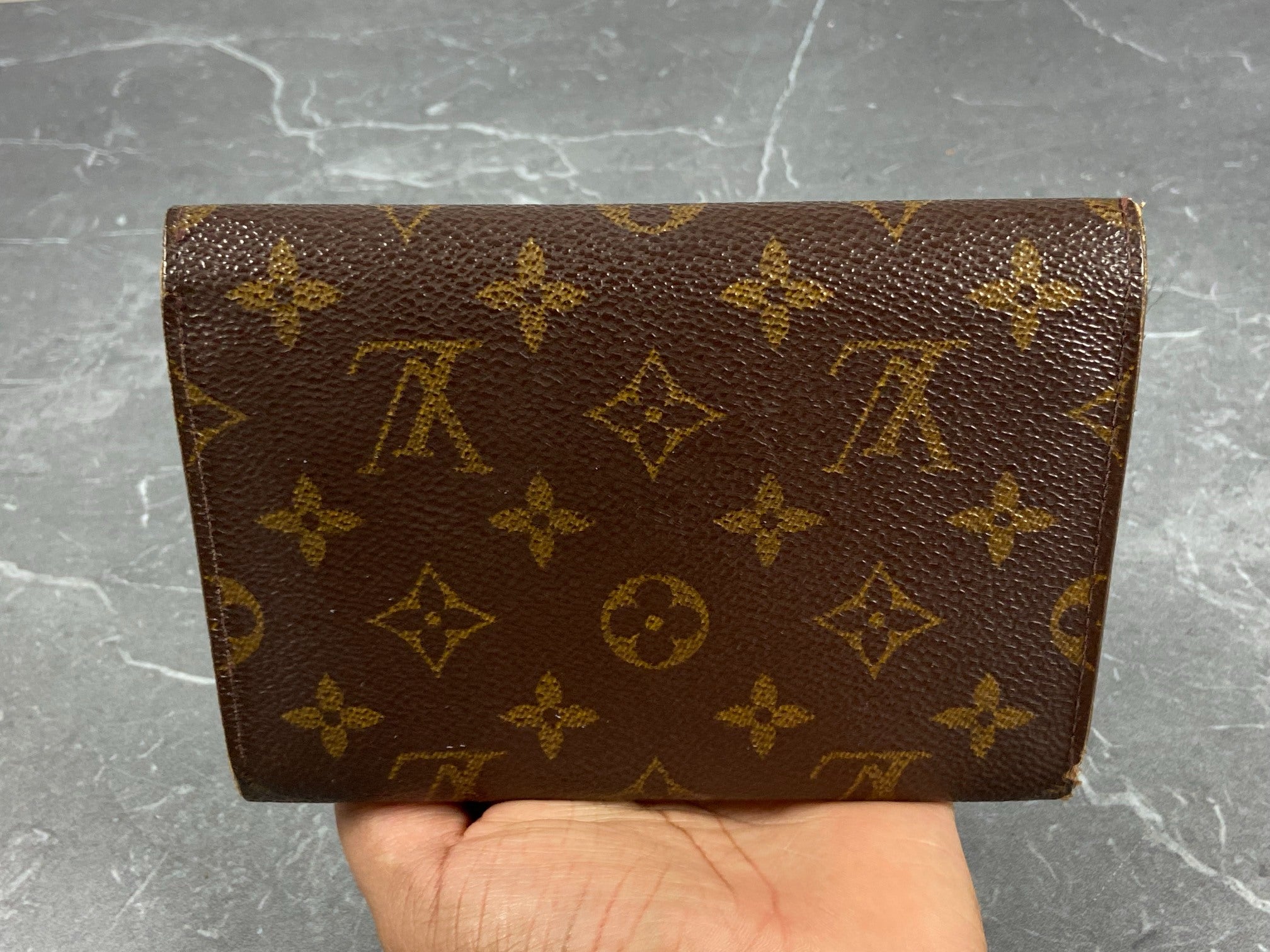 Louis Vuitton Porte Tresor Etui Wallet Monogram Canvas